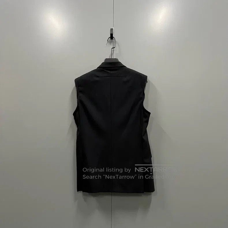 Givenchy Givenchy Size50 Black Notched Lapel Dress Vest (Size 50) Size US M / EU 48-50 / 2 - 2 Thumbnail