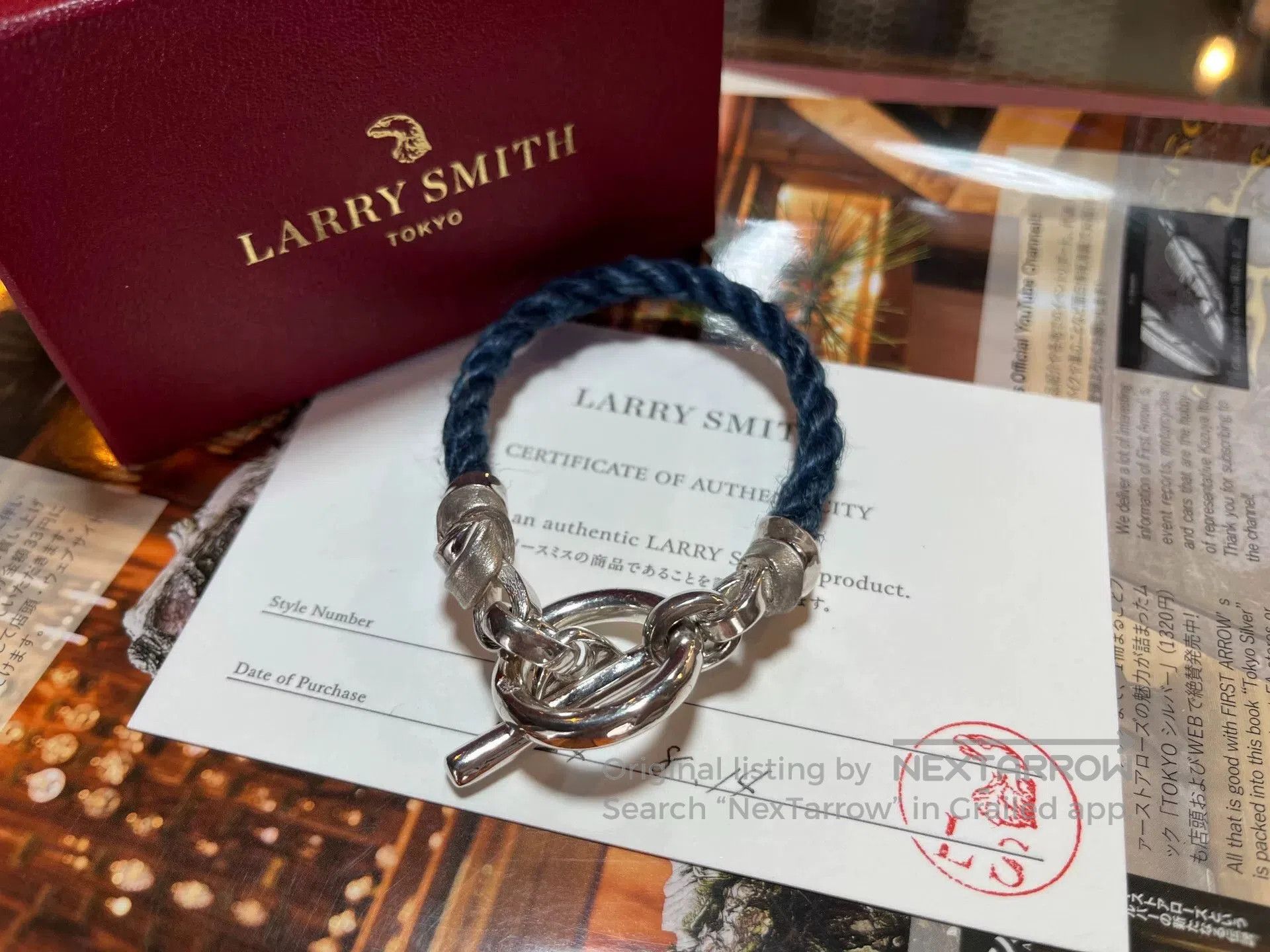 Larry Smith Larry Smith Silver Buckle Hand Strap. Size ONE SIZE - 5 Thumbnail