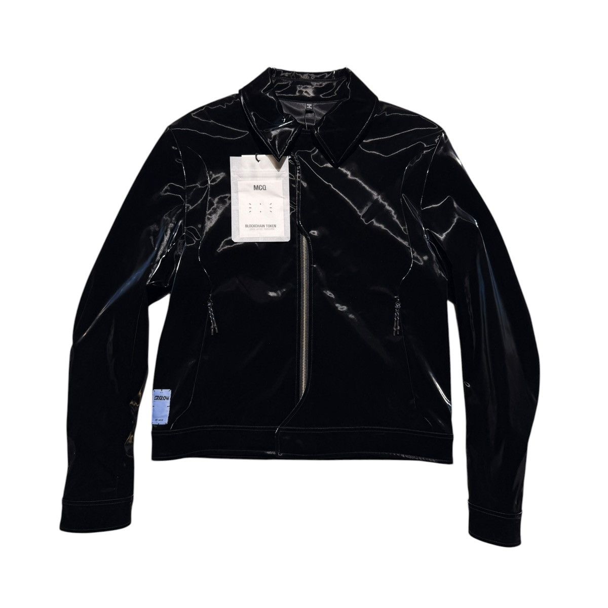 Alexander McQueen glossy nylon zippered jacket Size US S / EU 44-46 / 1 - 1 Thumbnail