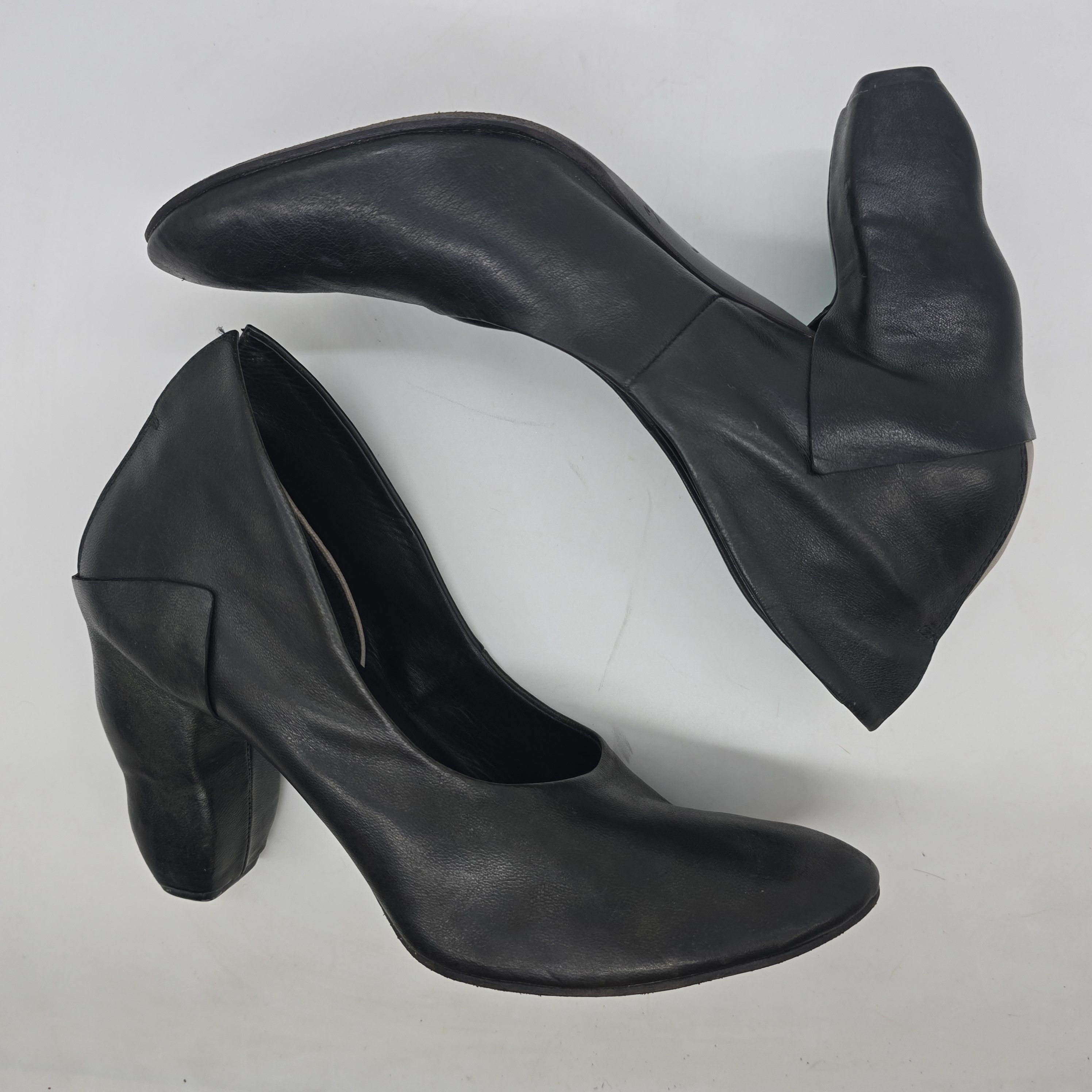Marsell Marsell - Winged Block Heel Pumps Size US 7.5 / IT 37.5 - 6 Thumbnail