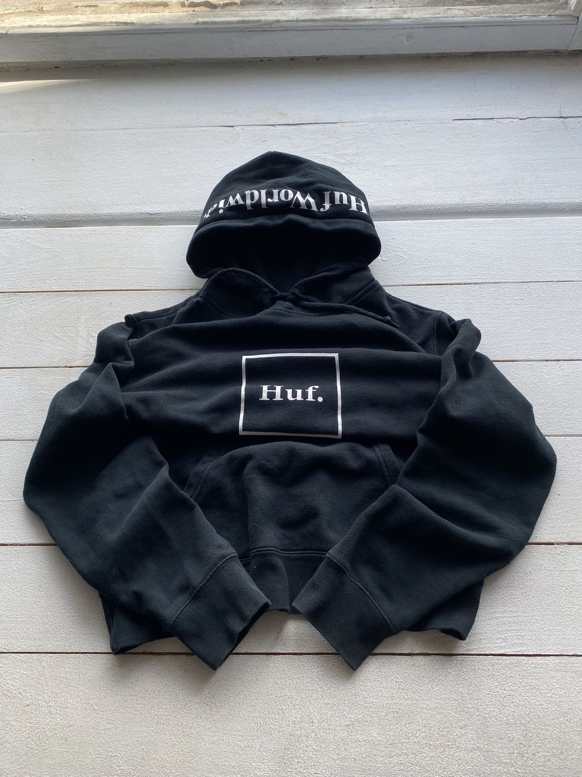 Huf × Vintage 🔥Hug Vntg Box Logo Faded Mens Skategang Hoodie Small Size US S / EU 44-46 / 1 - 1 Thumbnail
