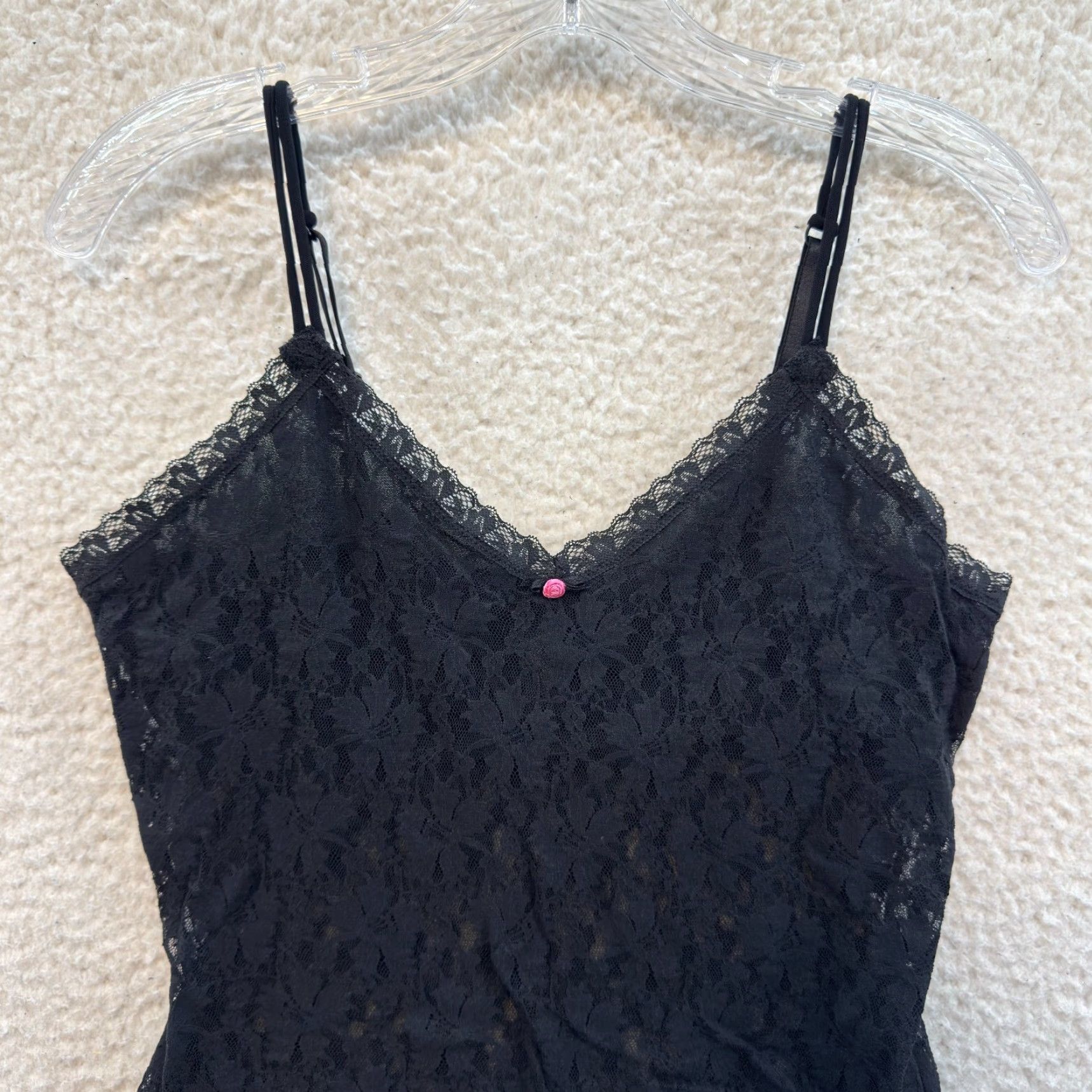 Vintage VINTAGECoquette Edwardian Black Lace Camisole Tank Top M Edwardian Men? Size M / US 6-8 / IT 42-44 - 2 Thumbnail