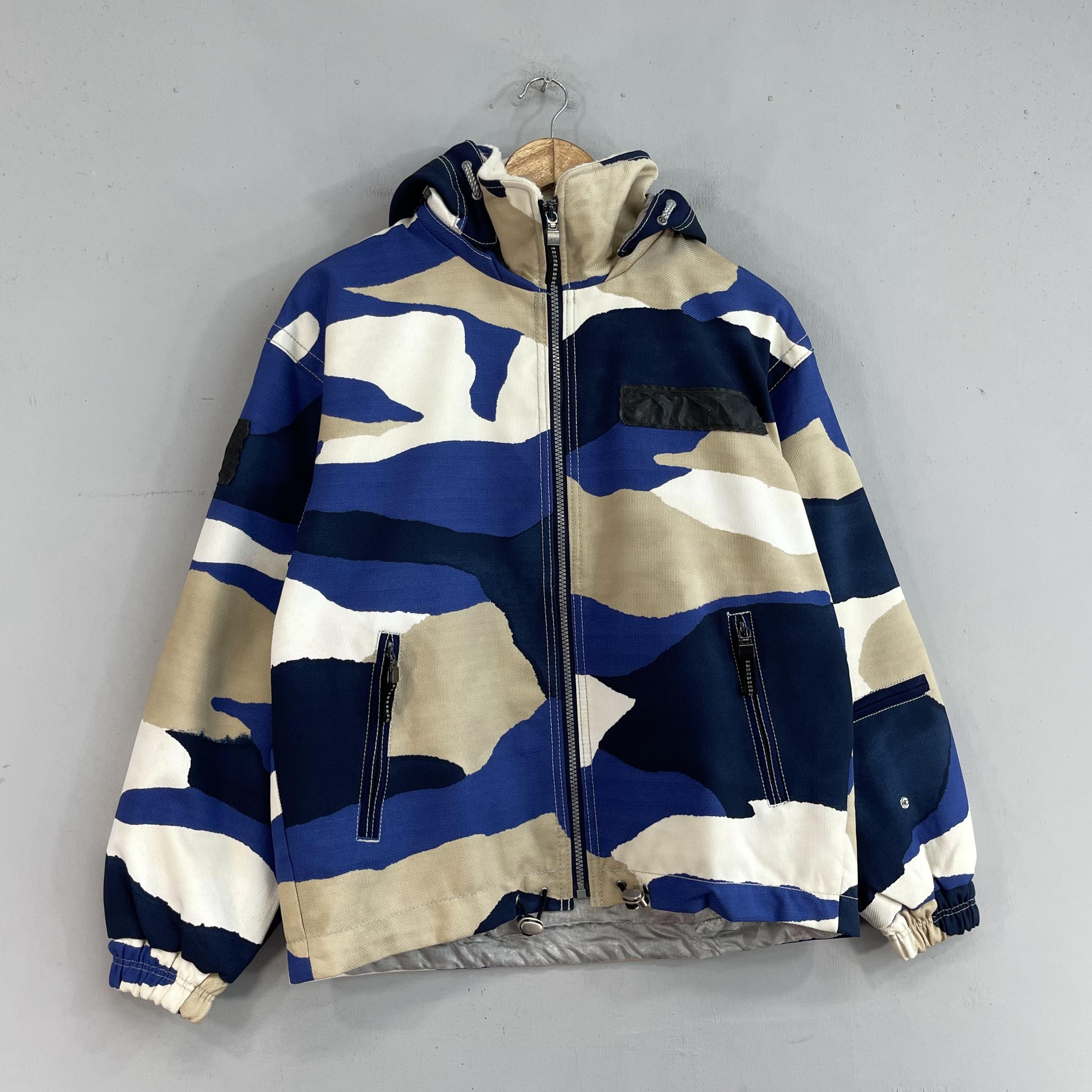Goldwin × Japanese Brand × Vintage Vintage GOLDWIN Camouflage Printed Ski Jacket Hoodie Size US S / EU 44-46 / 1 - 3 Thumbnail