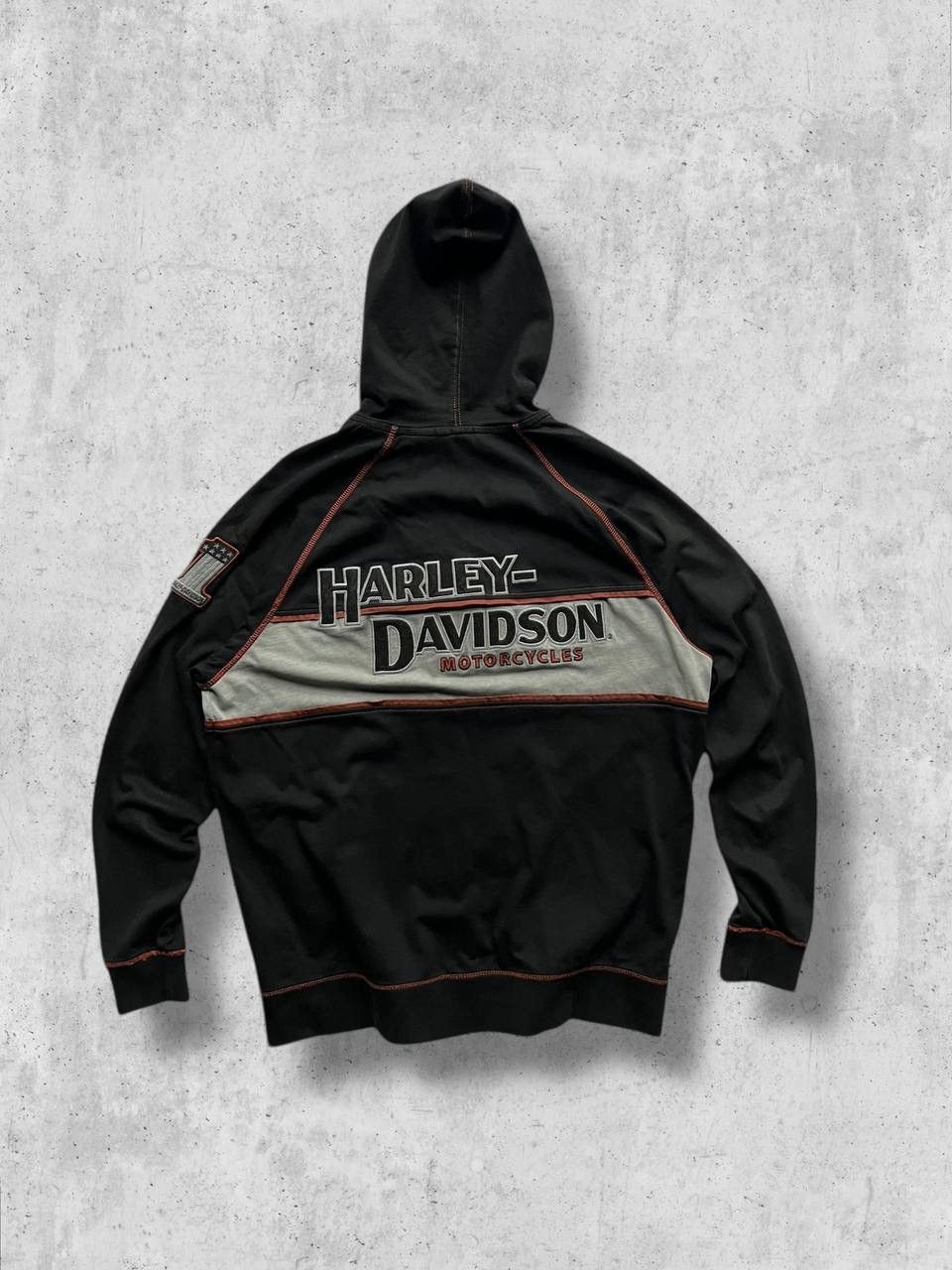 Harley Davidson HARLEY DAVIDSON Vintage hoodie hooded USA 🇺🇸 Size US L / EU 52-54 / 3 - 1 Thumbnail