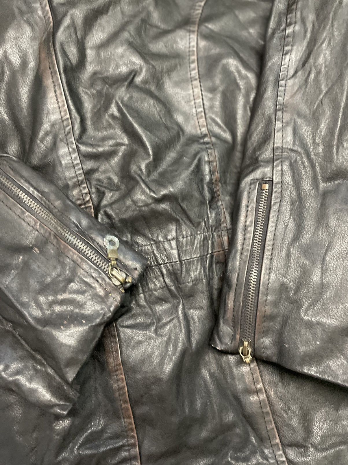 Vintage Vintage 80s 90s The Flying jacket moto leather archive Size US L / EU 52-54 / 3 - 9 Thumbnail