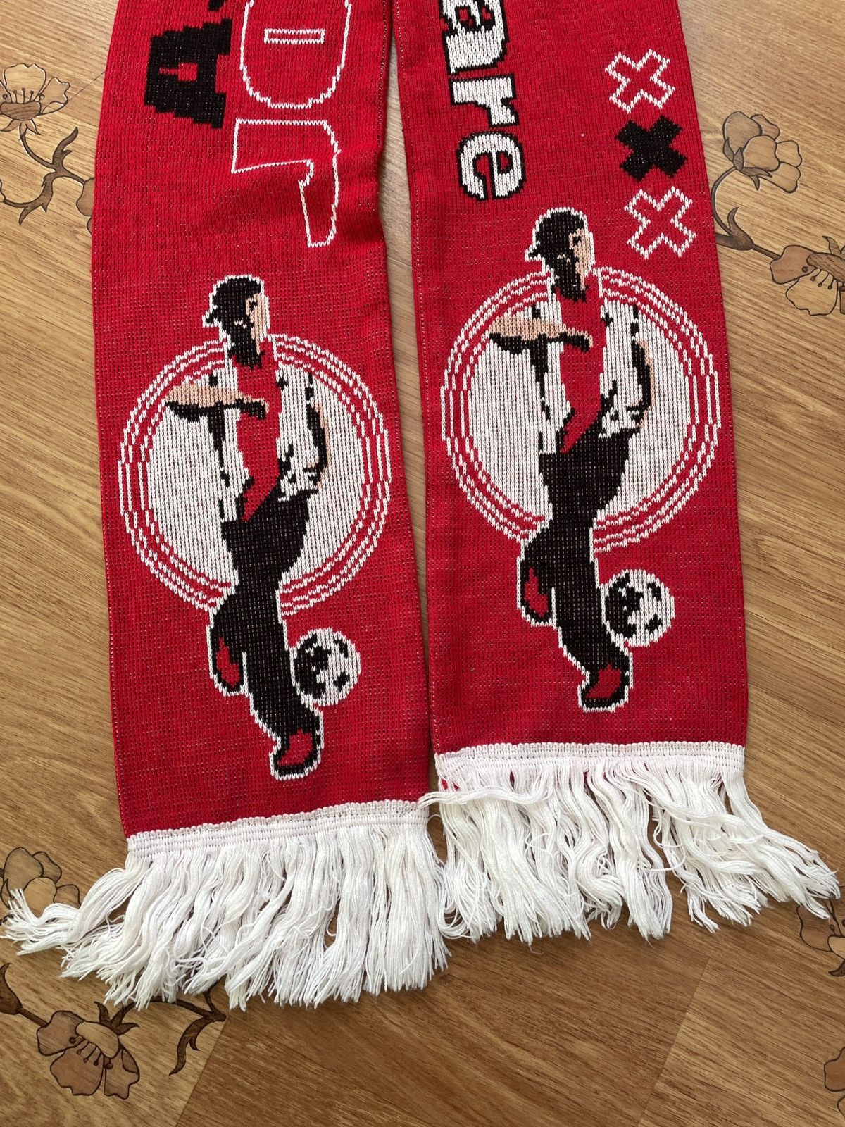 Vintage Vintage Ajax Amsterdam “Jonge Schare” Football soccer scarf Size ONE SIZE - 6 Thumbnail