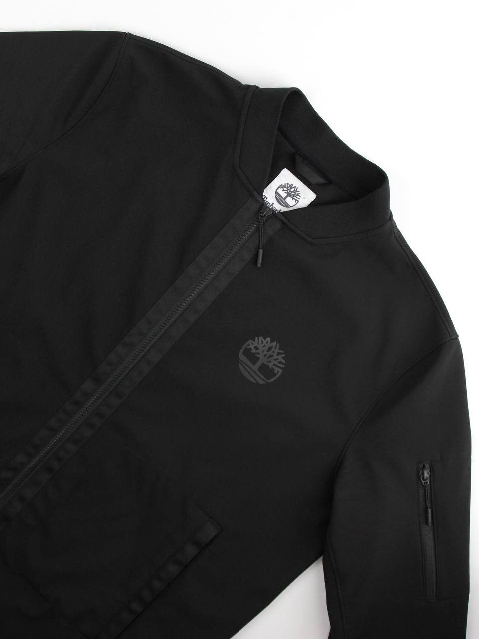 Timberland TIMBERLAND Black collarless softshell with logo Size US M / EU 48-50 / 2 - 7 Thumbnail