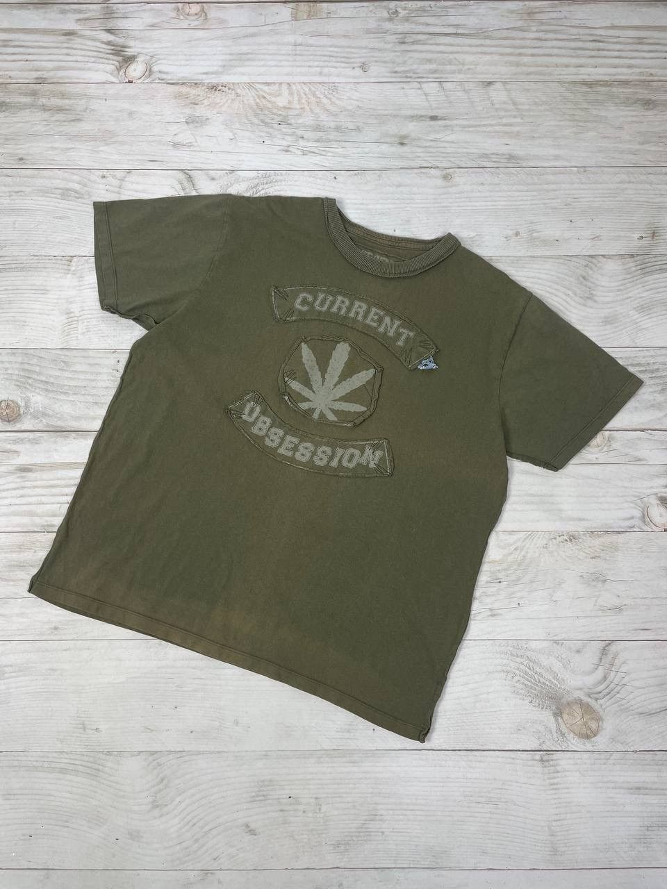 Vintage Vintage Current Obsession Ganja Humor Marijuana 90s T Shirt Size US M / EU 48-50 / 2 - 1 Thumbnail