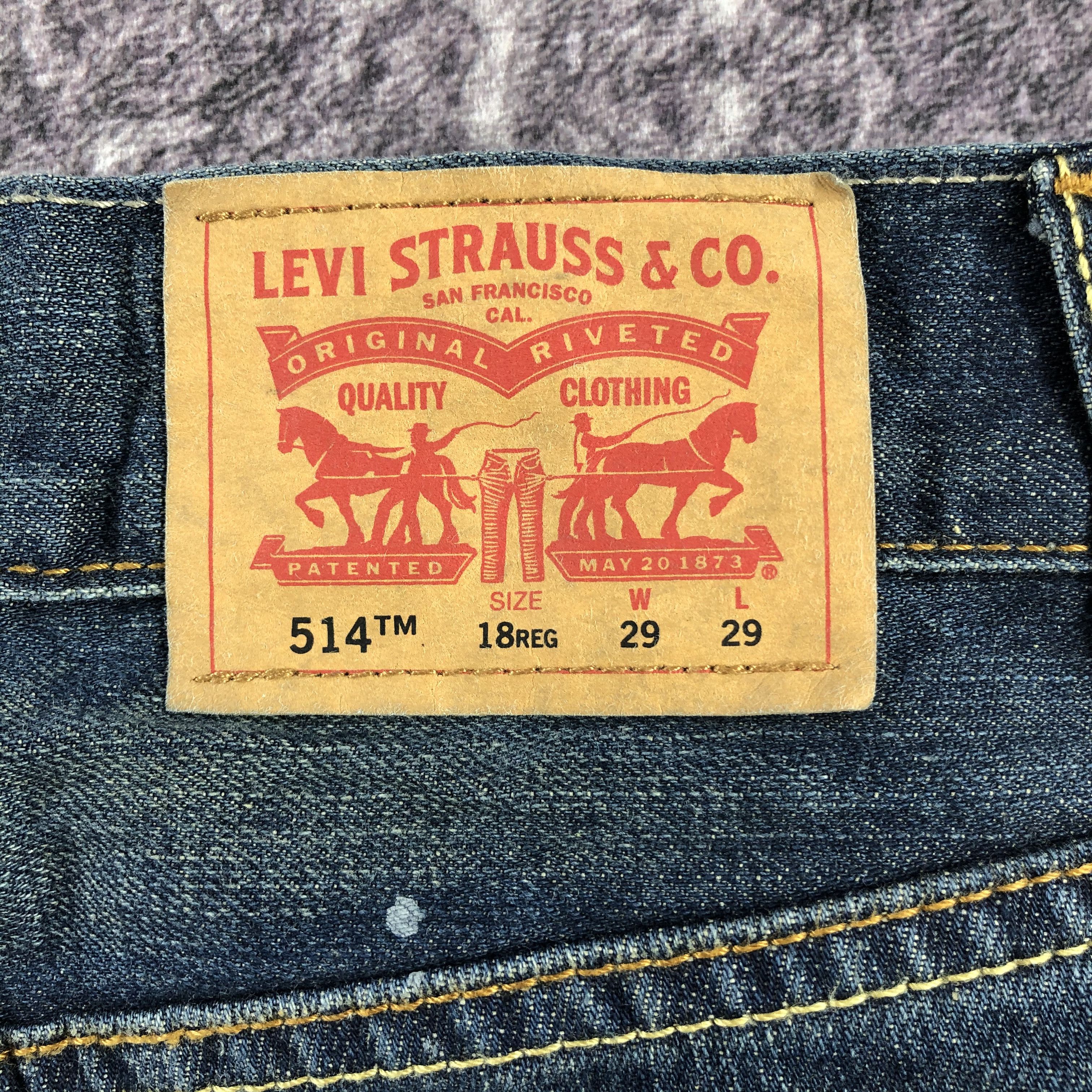 Vintage Blue Wash Levis 514 Jeans-JM3073