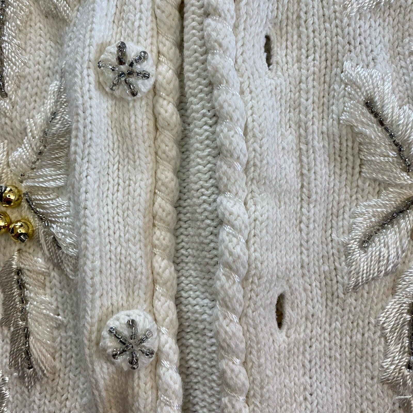 Other BP Design Vintage Ramie Knit White Sweater Womens XLarge Size XL / US 12-14 / IT 48-50 - 6 Thumbnail