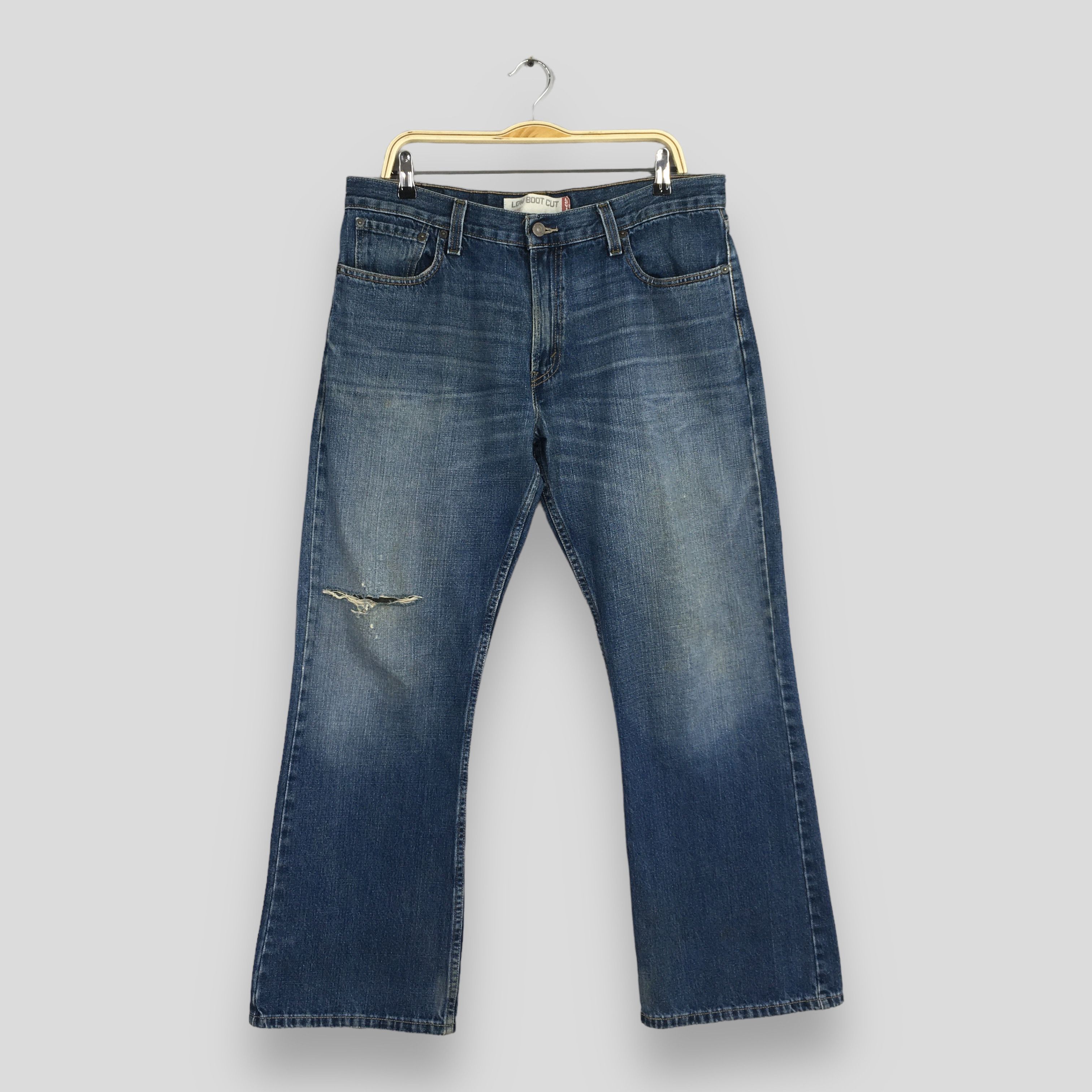 Levi's Size 34x29 Vintage Levi's 527 Low Bootcut Jeans S196 Size US 34 / EU 50 - 1 Thumbnail