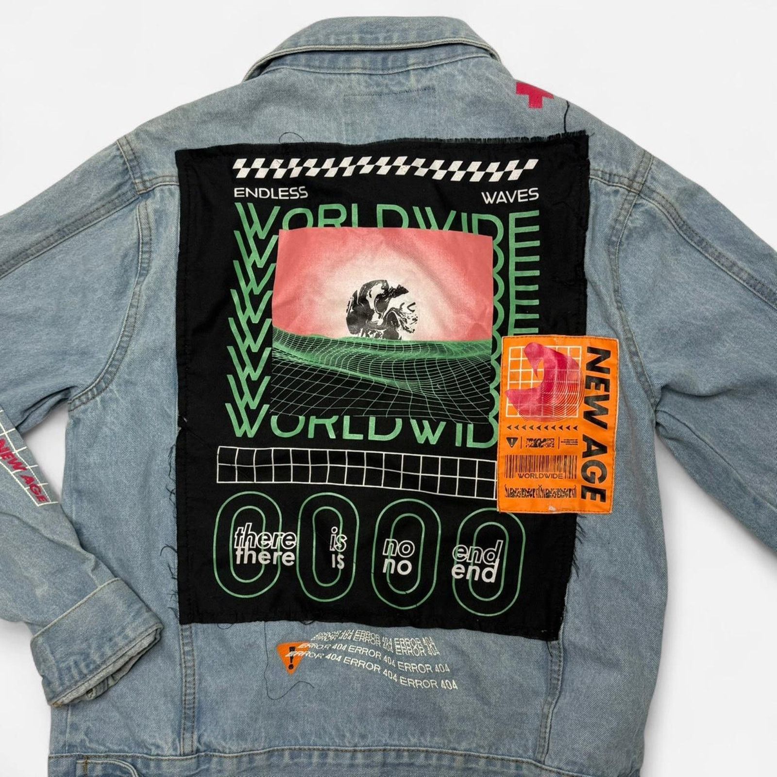 Brooklyn Cloth Brooklyn Cloth Graphic Denim Jacket Men’s Small Light Wash Size US S / EU 44-46 / 1 - 4 Thumbnail