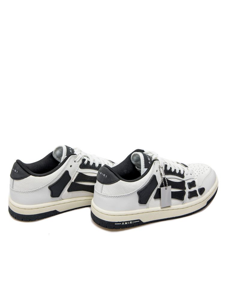 Amiri o1gr1nt0924 Skel Low-Top Sneakers in Black & White Size US 15 / EU 48 - 4 Thumbnail
