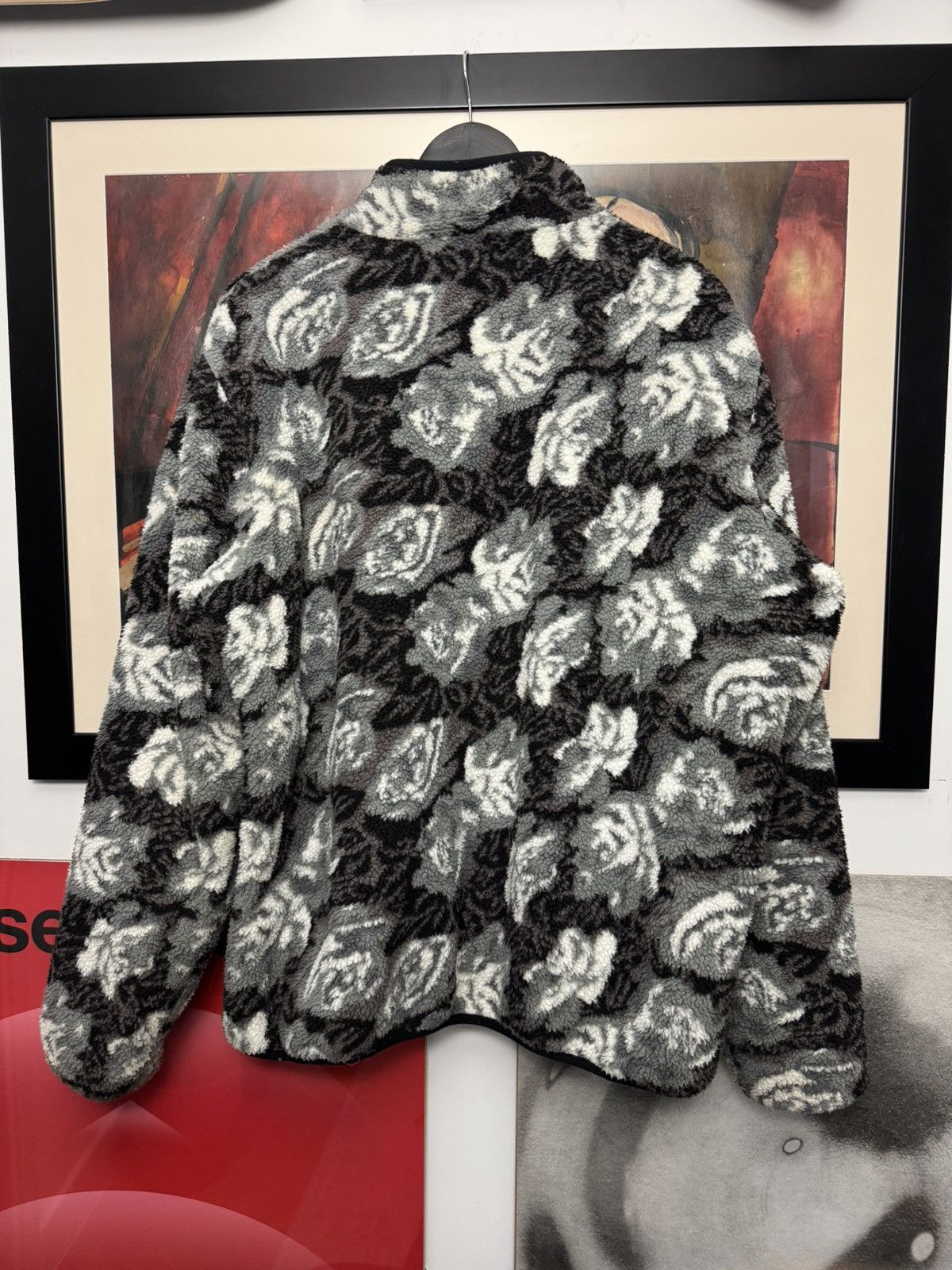 Supreme FW16 Supreme Roses Sherpa Fleece Reversible Jacket Archive Size US XL / EU 56 / 4 - 2 Thumbnail