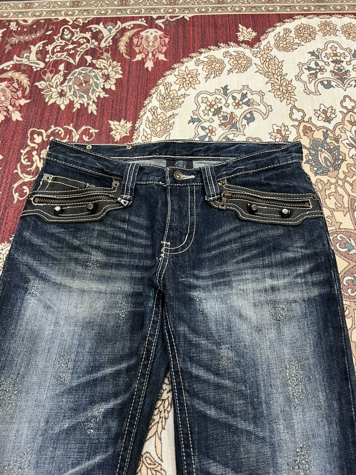 semanticdesign 💥Flare💥Vintage Semantic Designs Flare Denim Jean Size US 32 / EU 48 - 3 Thumbnail