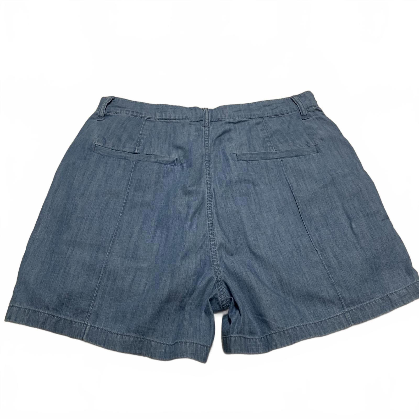 Madewell Madewell Women's Sz 28 Blue Chambray Bermuda Shorts W30 Size 28" / US 6 / IT 42 - 2 Thumbnail