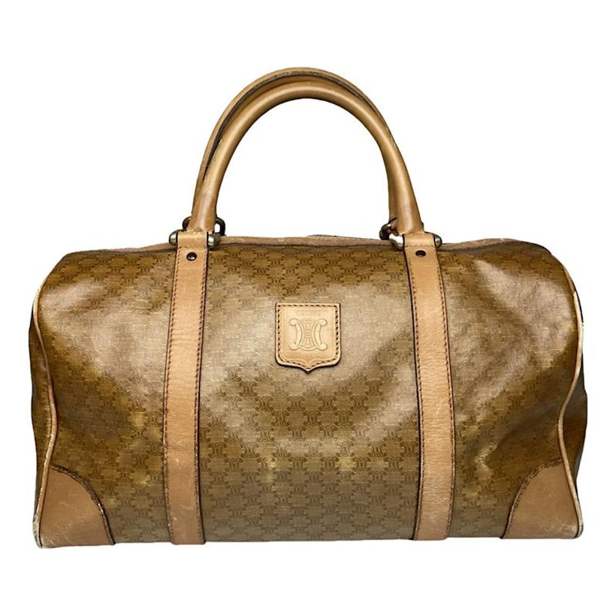 Celine Clea Gold Leather Handbag Size ONE SIZE - 1 Thumbnail