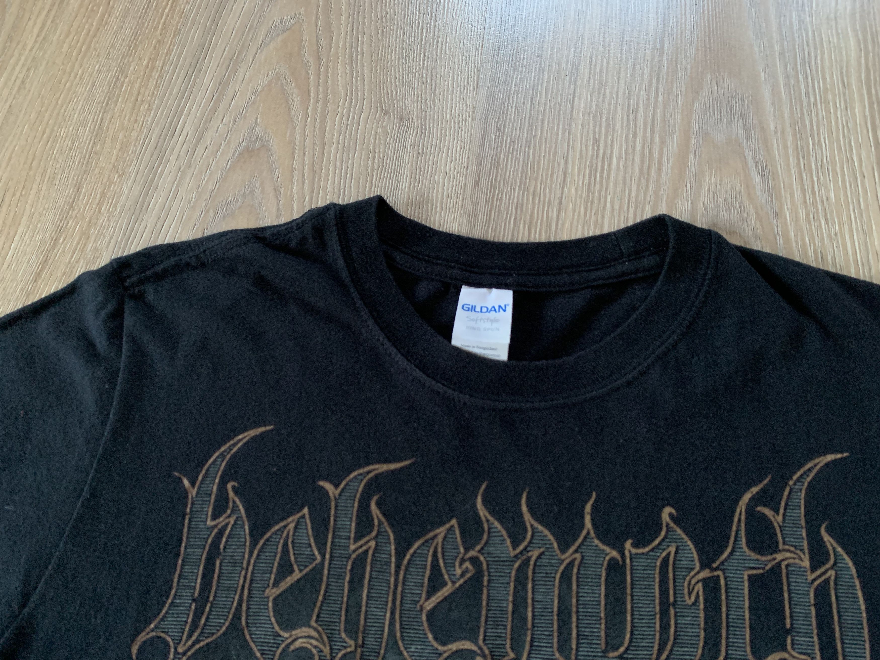 Band Tees × Gildan Vintage Behemoth Ecclesia Diabolica Catholica T Shirt 2018 Size US M / EU 48-50 / 2 - 4 Thumbnail