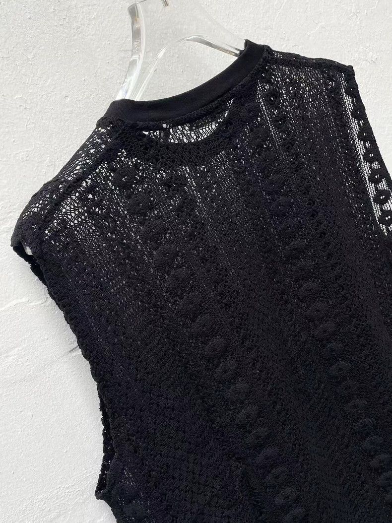 Our Legacy Our Legacy size44 Black lace openback vest Size US S / EU 44-46 / 1 - 7 Thumbnail