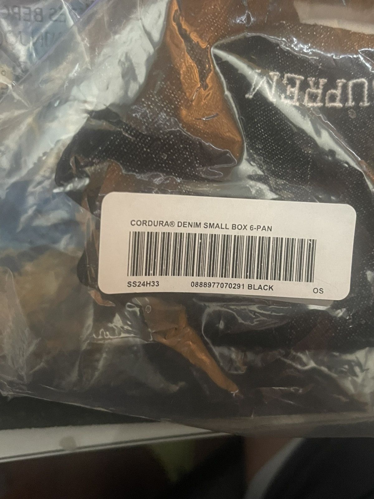 Supreme Supreme Cordura Denim Small Box 6-Panel Size ONE SIZE - 3 Thumbnail