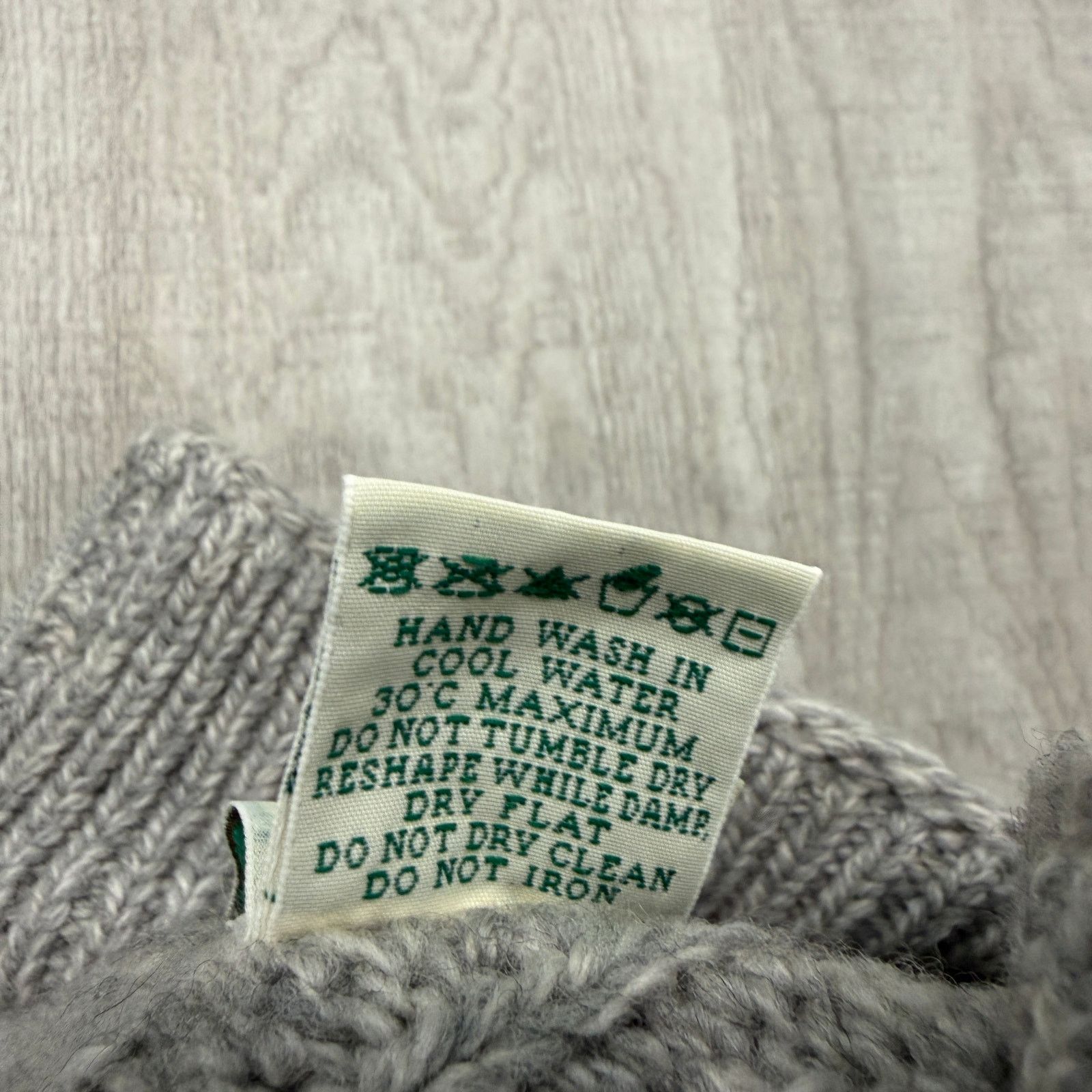 Other Original Aran Co Knit Coat Cardigan XS 100% Merino Wool Size XS / US 0-2 / IT 36-38 - 7 Thumbnail