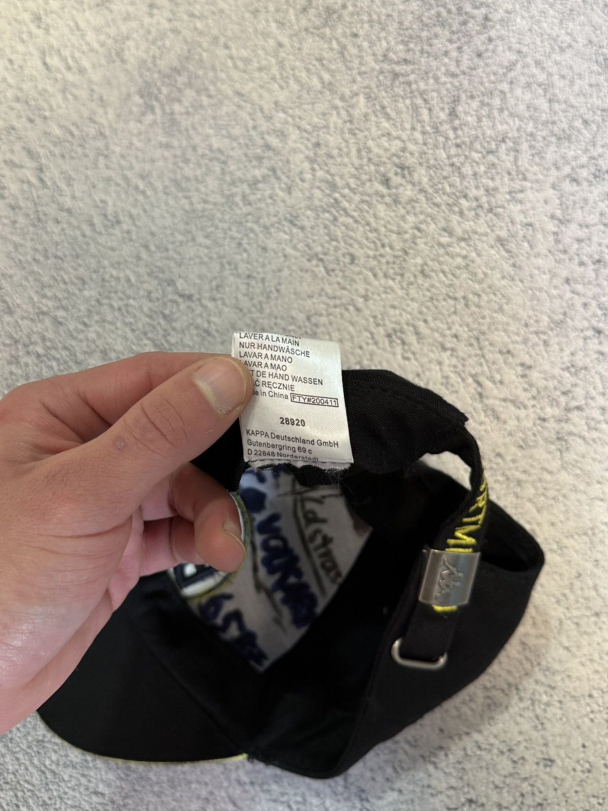 Kappa Vintage Borussia Dortmund BVB 09 Kappa Cap Hat Logo Football Size ONE SIZE - 9 Thumbnail