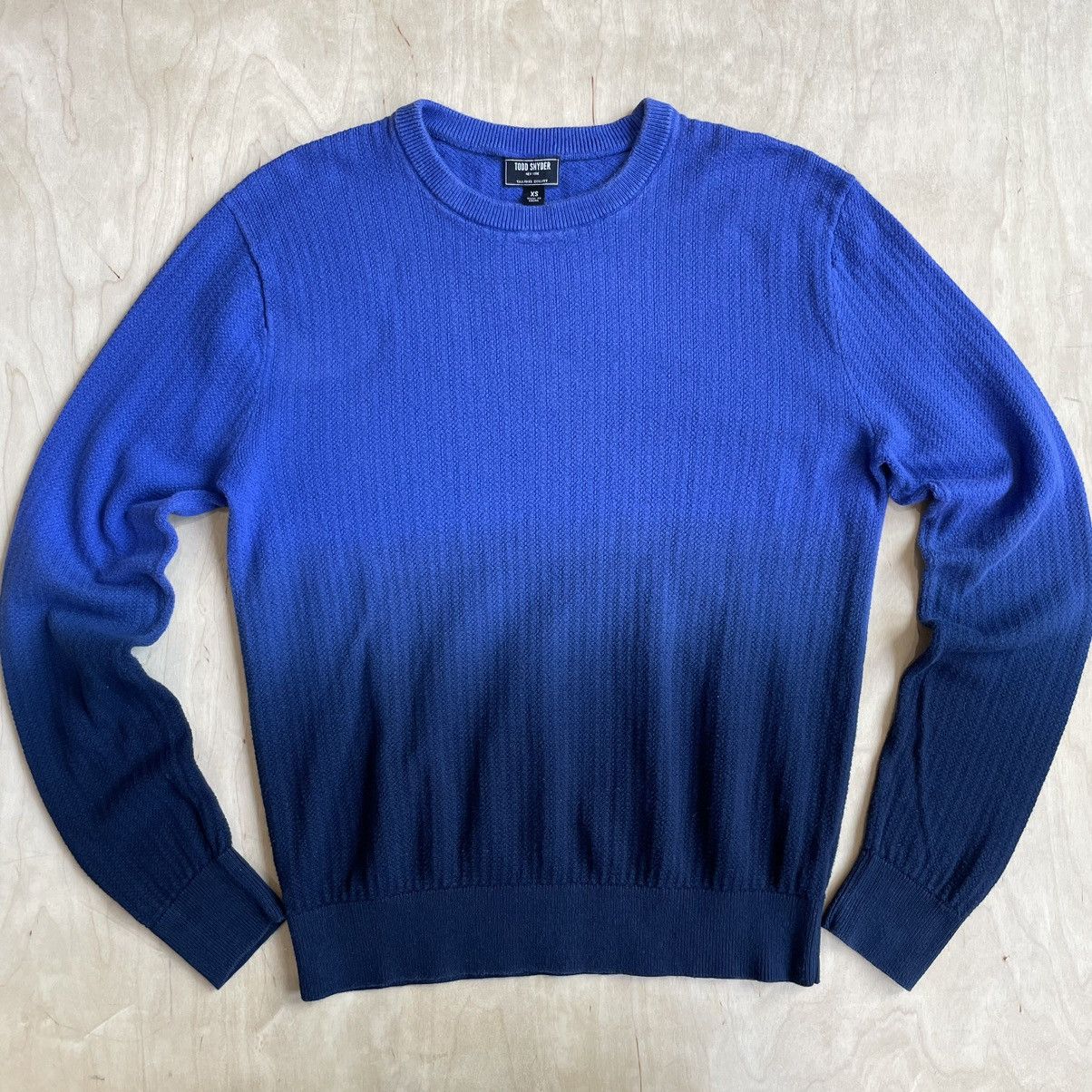 Todd Snyder Todd Snyder Ombré Crewneck Sweater Size US XS / EU 42 / 0 - 1 Thumbnail