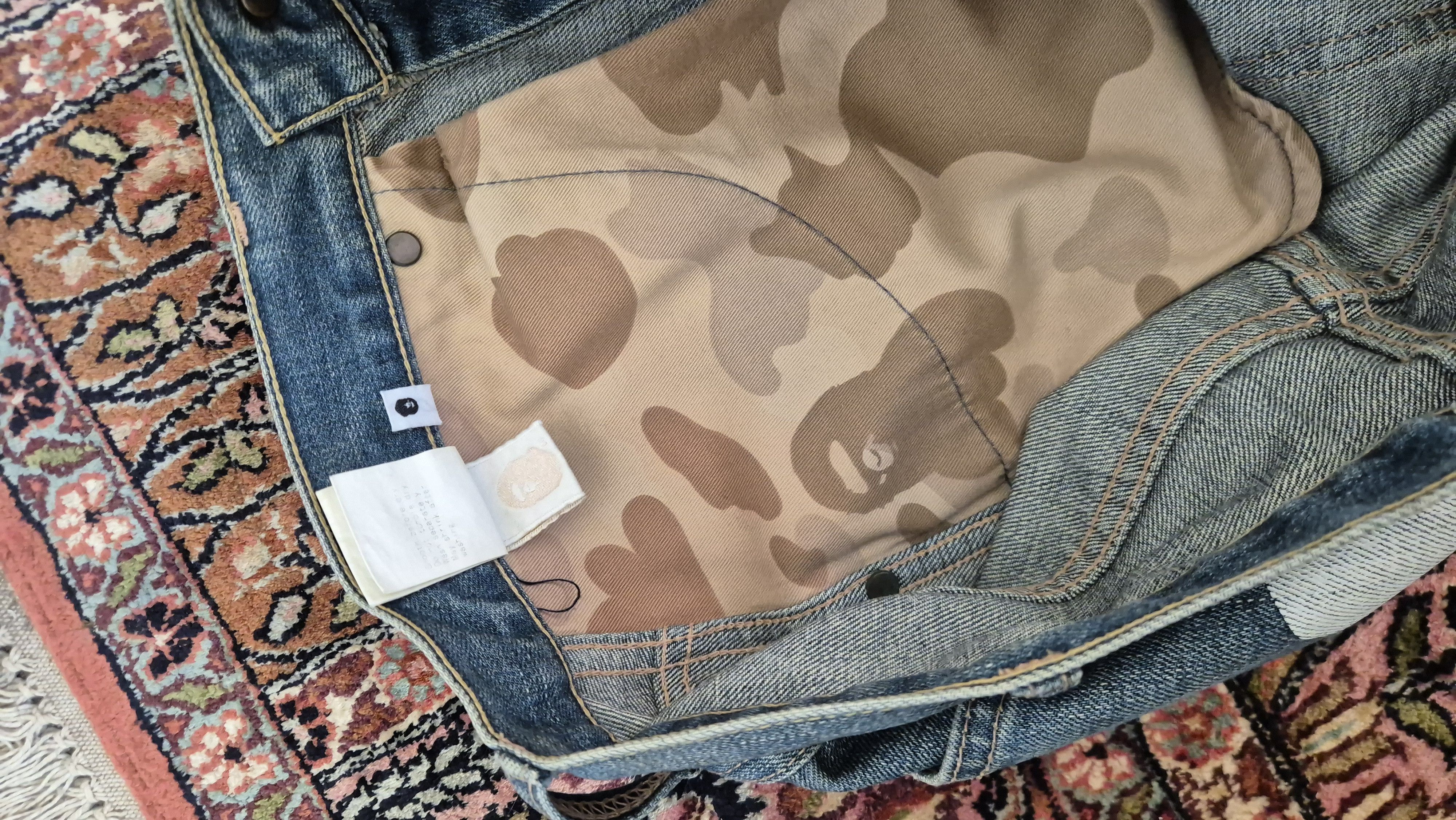 Bape Bape vintage backprint denim Size US 34 / EU 50 - 5 Thumbnail