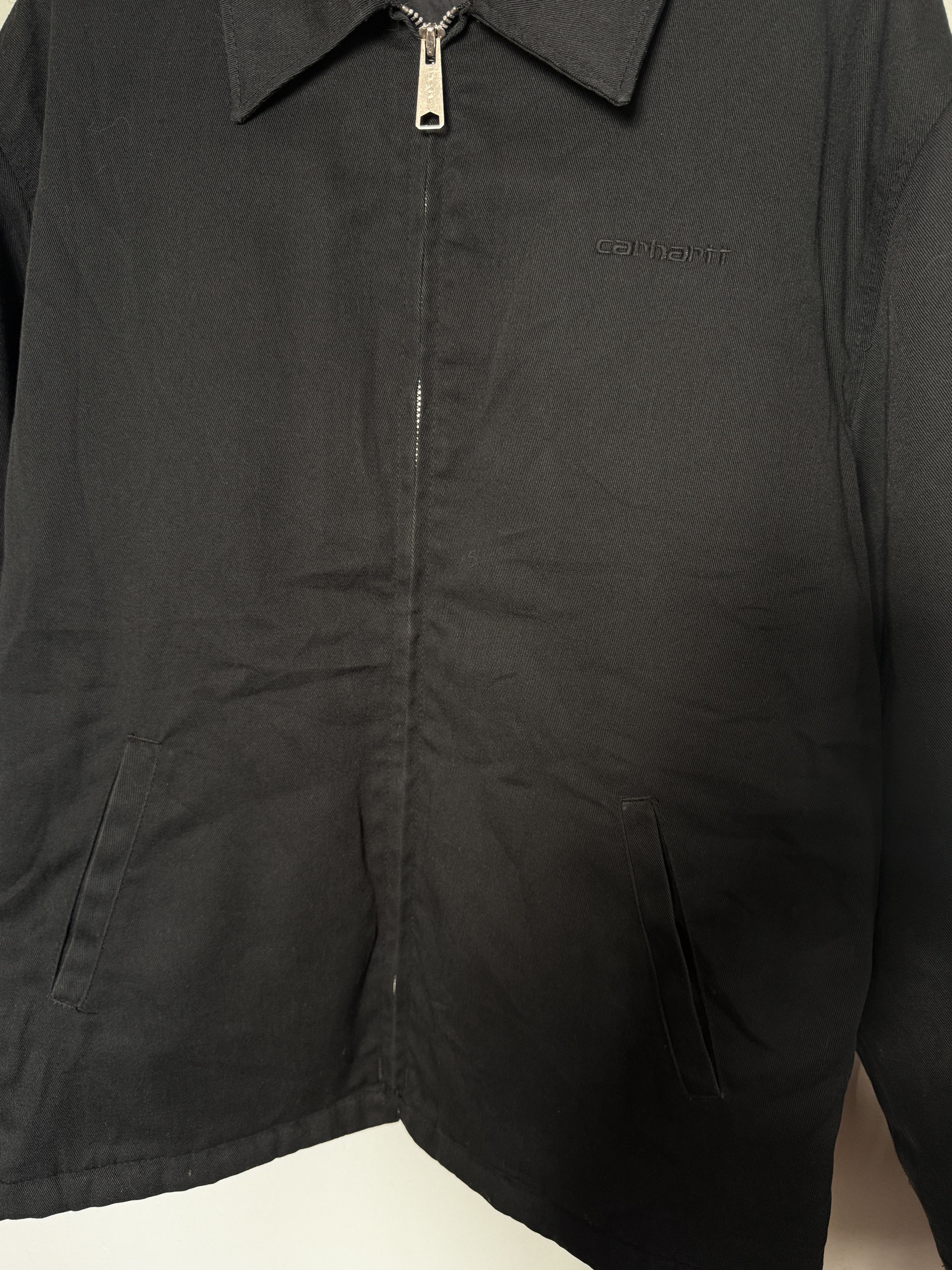 Carhartt worker jacket full black size L 52it