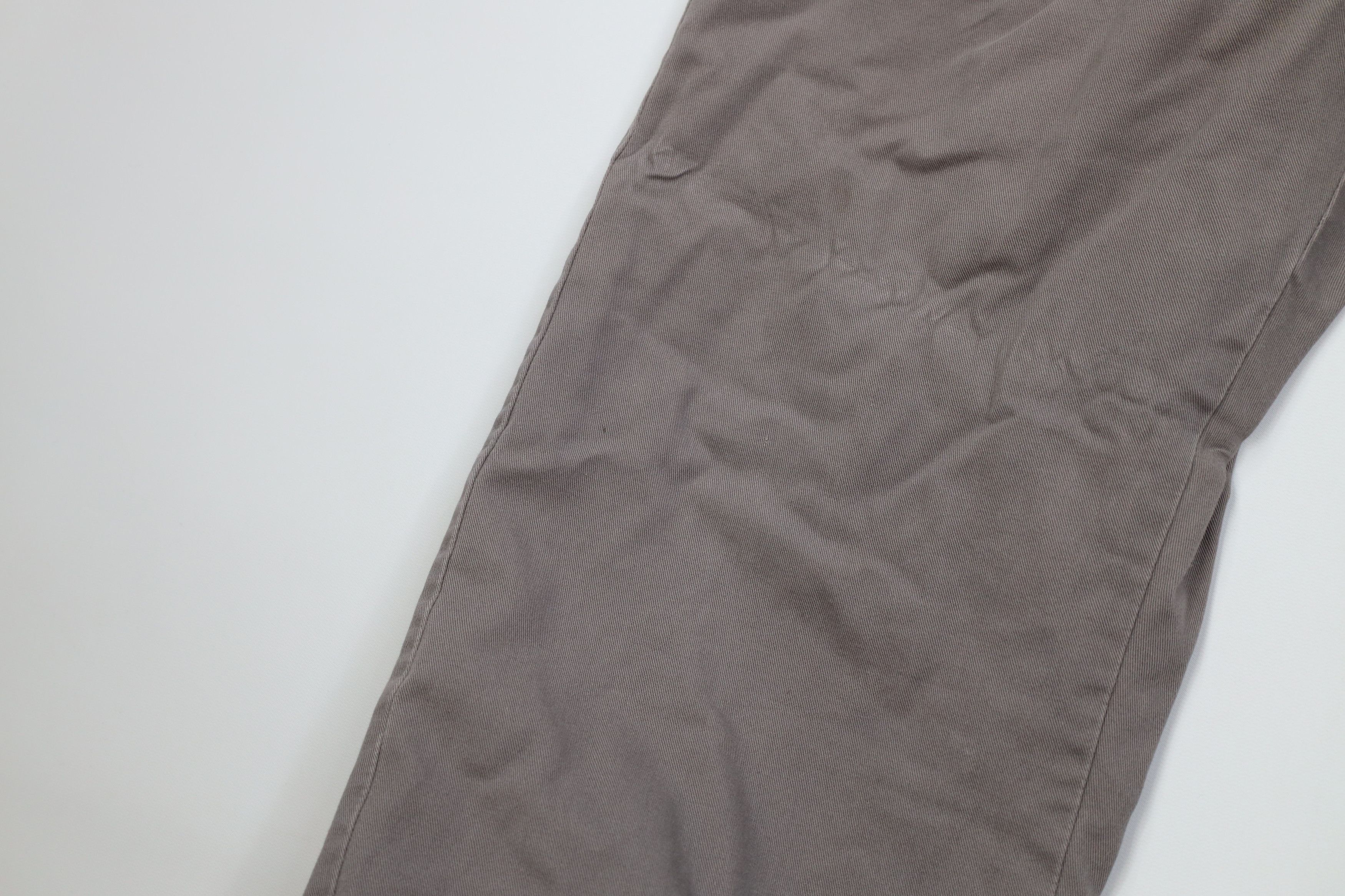 Vintage Vintage 90s Streetwear Flannel Lined Wide Leg Pants Gray Size US 36 / EU 52 - 6 Thumbnail