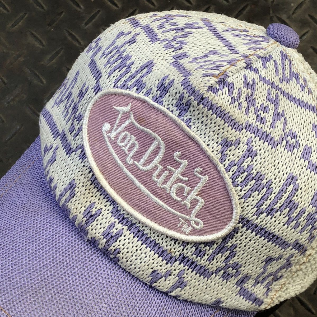 Vintage Vintage Von Dutch Knitwear Trucker Hat Size ONE SIZE - 4 Thumbnail