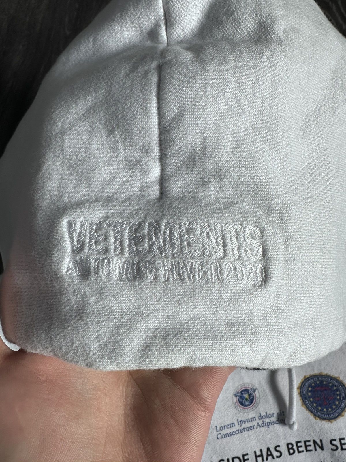 Vetements vetements aw20 runway hidden side hoodie Size US M / EU 48-50 / 2 - 3 Thumbnail