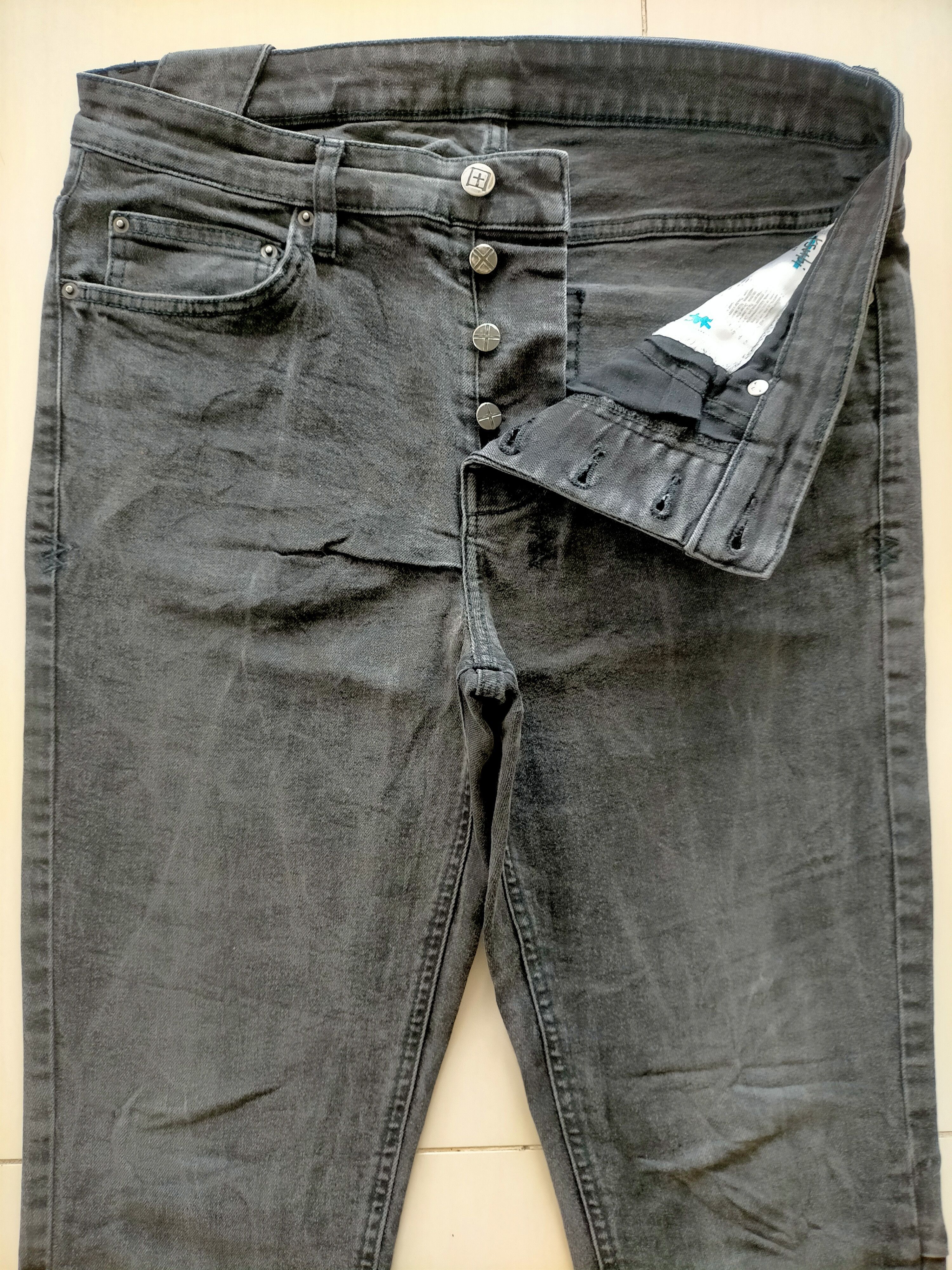 Ksubi Ksubi Jeans Stretch Black/Red Denim Size US 32 / EU 48 - 7 Thumbnail