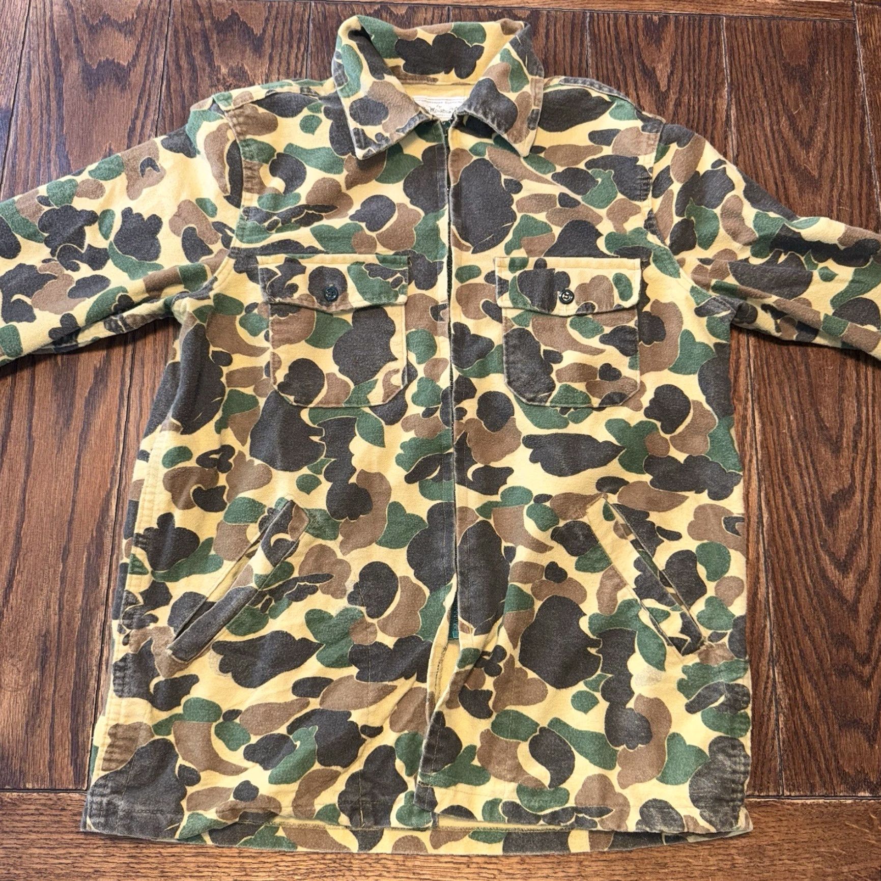 Vintage VINTAGE 80’s Gander Mountain Clothing Camouflage Full Zip Chamois Men’s Shirt Medium Jacket Bomber Style Mens Size US M / EU 48-50 / 2 - 2 Thumbnail