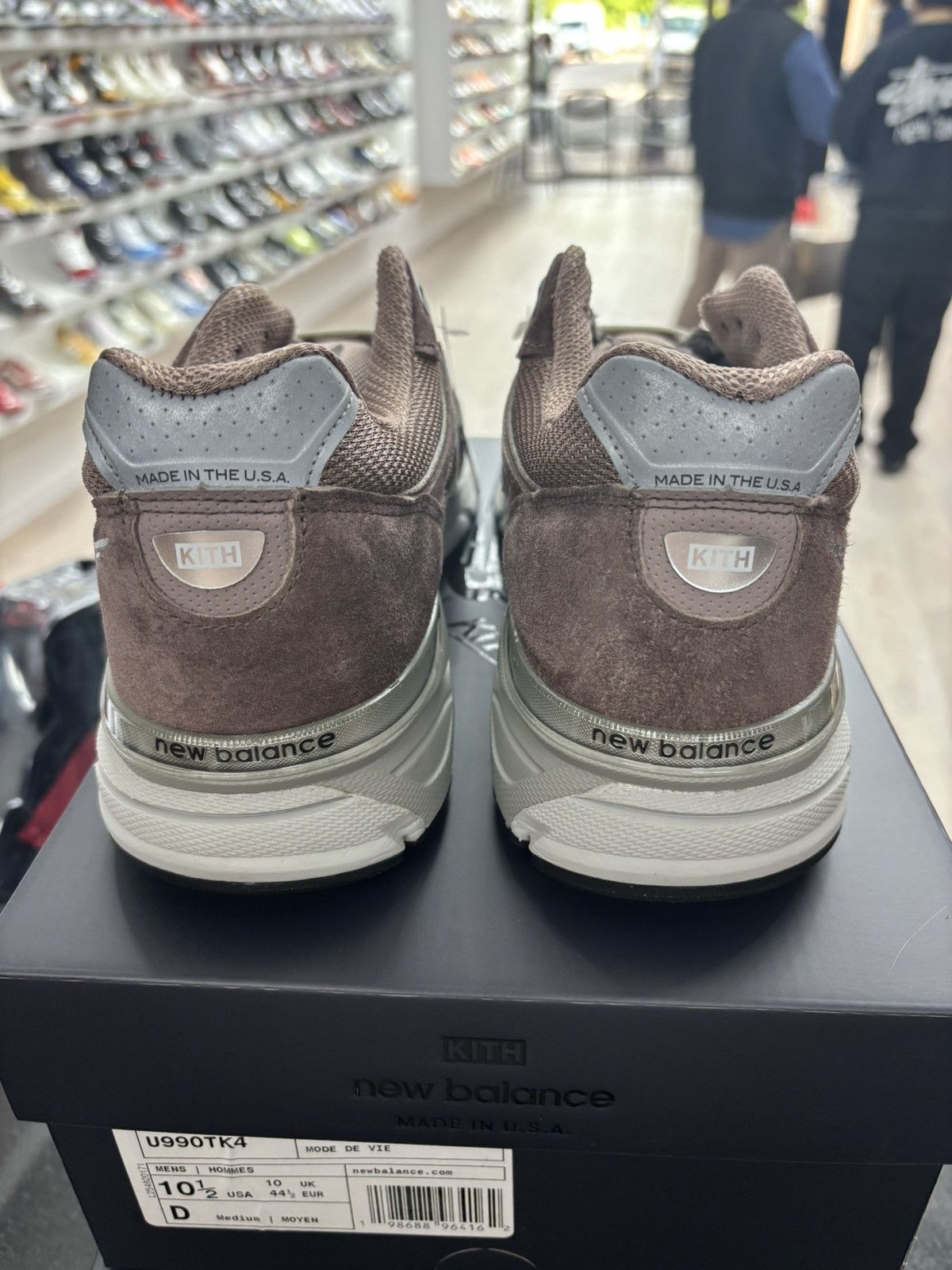 Kith × New Balance KITH X NEW BALANCE 990V4 Size US 10.5 / EU 43-44 - 2 Thumbnail