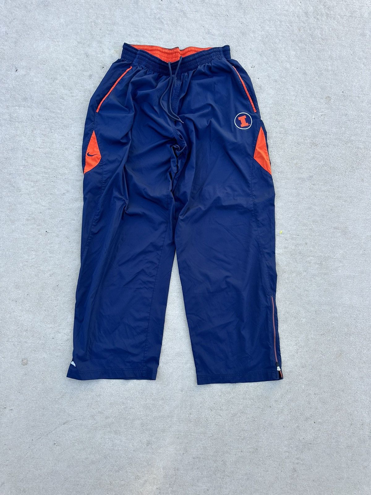 Nike × Other × Vintage Nike University of Illinois Illini track pants Size US 34 / EU 50 - 1 Thumbnail