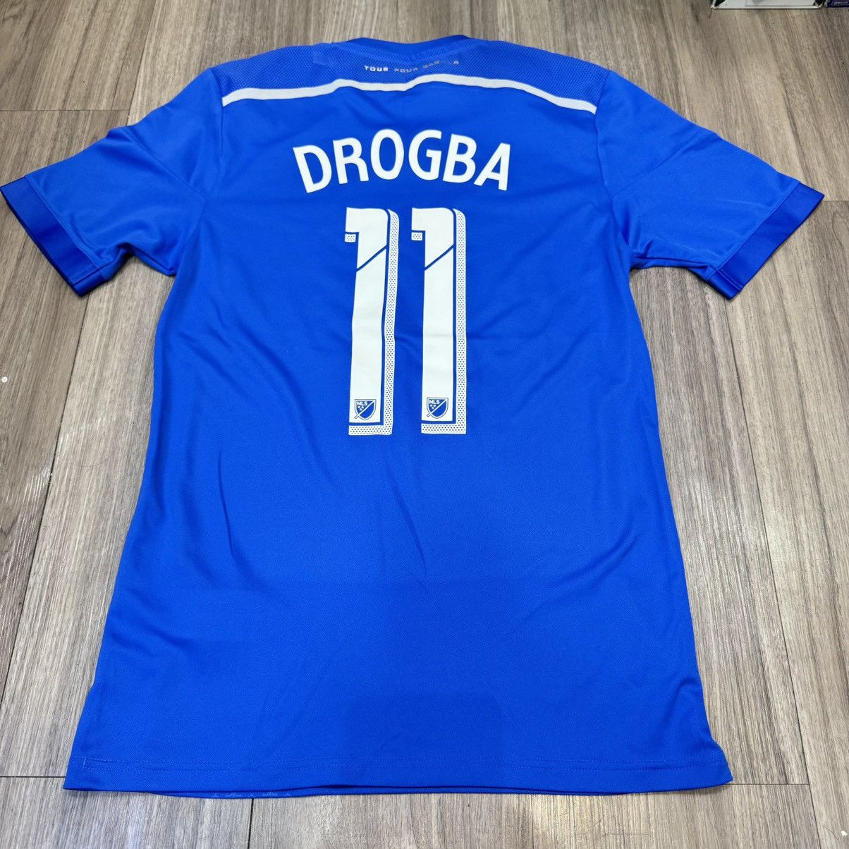 Adidas CF Montreal 15/16 player issue home shirt #11 Drogba Size US S / EU 44-46 / 1 - 2 Thumbnail