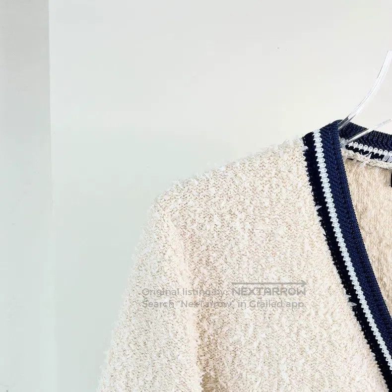 Chanel Chanel 19P beige cardigan coat Size XXS / US 00 / IT 34 - 3 Thumbnail