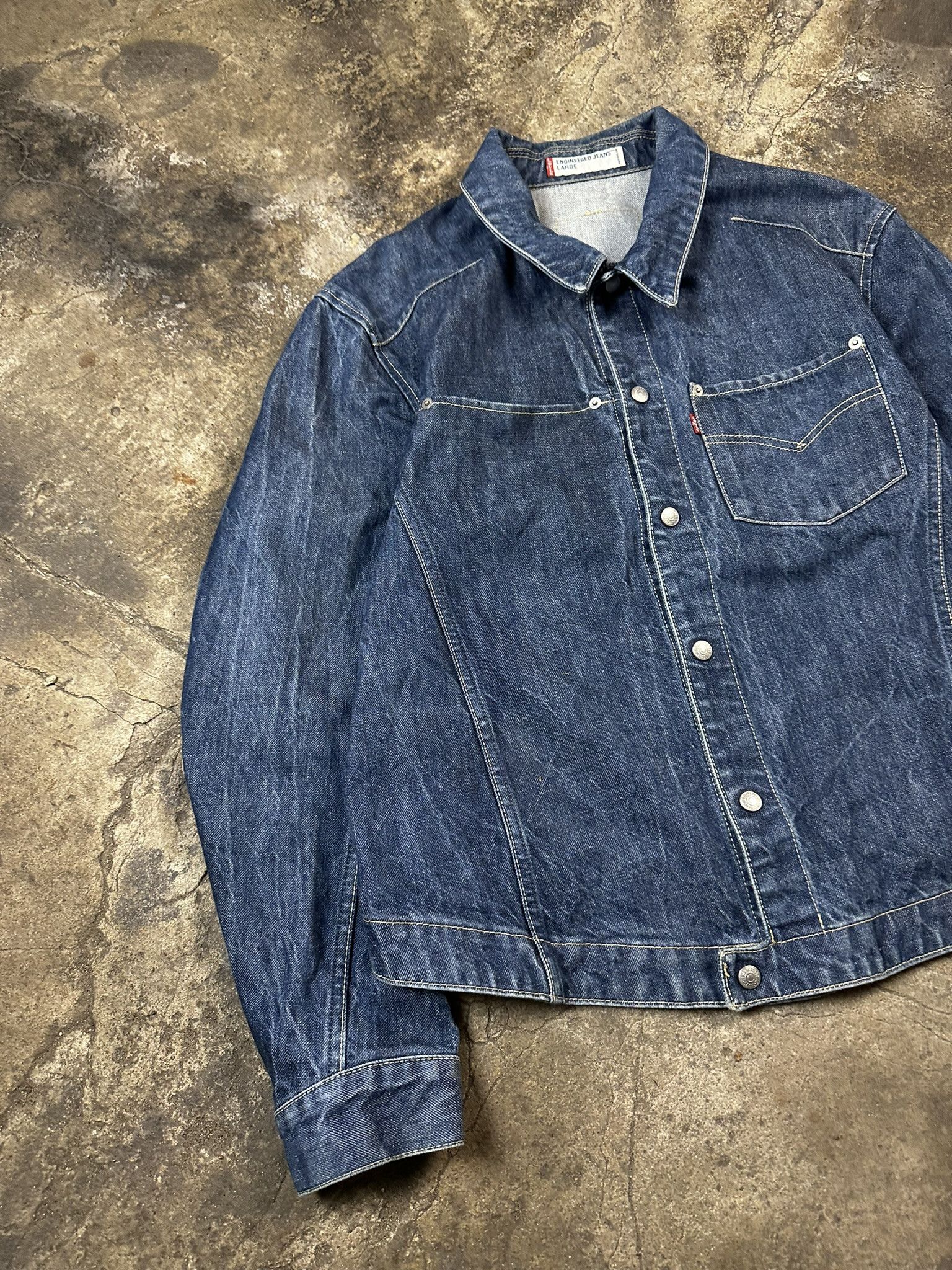 Engineered Garments × Levi's Y2k Levi's Engineered Denim Vintage Jacket Size US L / EU 52-54 / 3 - 2 Thumbnail
