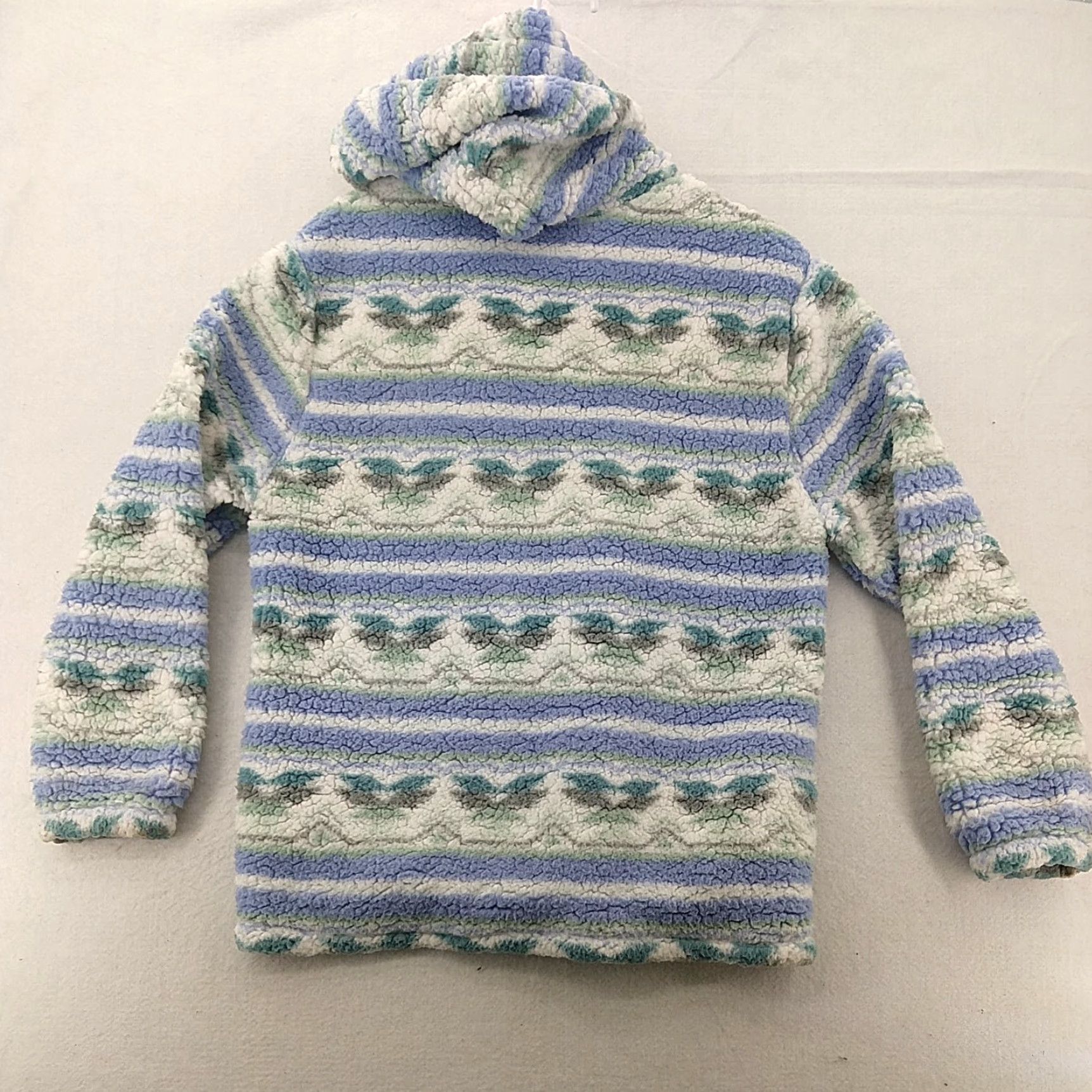 Pacsun PacSun Women Jacket S Full Zip Sherpa Aztec Multicolor Floral Colorful Fall Winter Size S / US 4 / IT 40 - 2 Thumbnail
