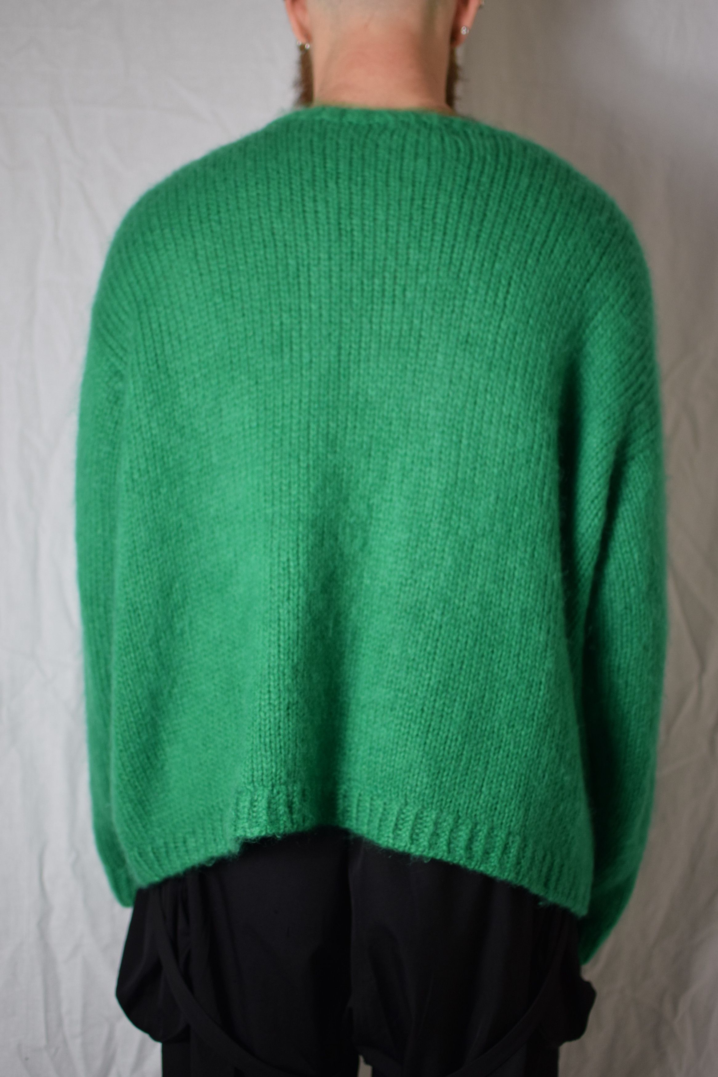 Yohji Yamamoto YYPH Archive Green Mohair Knit Size US L / EU 52-54 / 3 - 6 Thumbnail