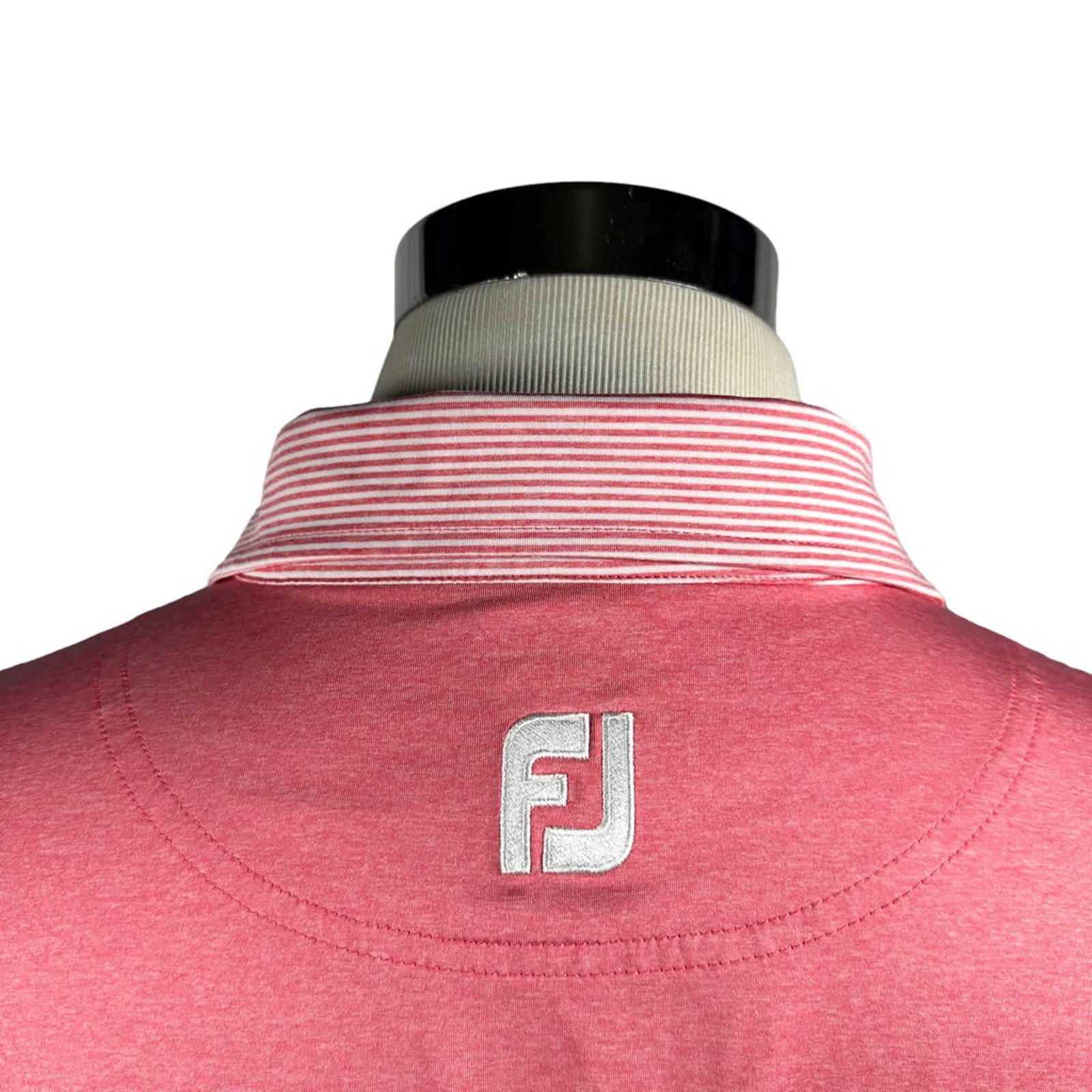 Footjoy Footjoy Polo Shirt Golf Pink Heathered Logo Collar Stretch L Size US L / EU 52-54 / 3 - 7 Thumbnail