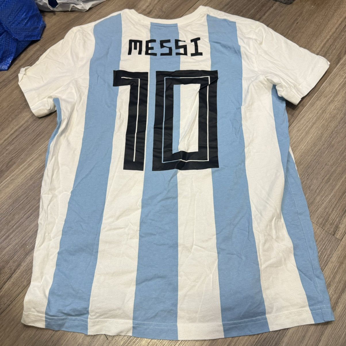 Adidas Argentina soccer tee #10 Messi Size US L / EU 52-54 / 3 - 2 Thumbnail
