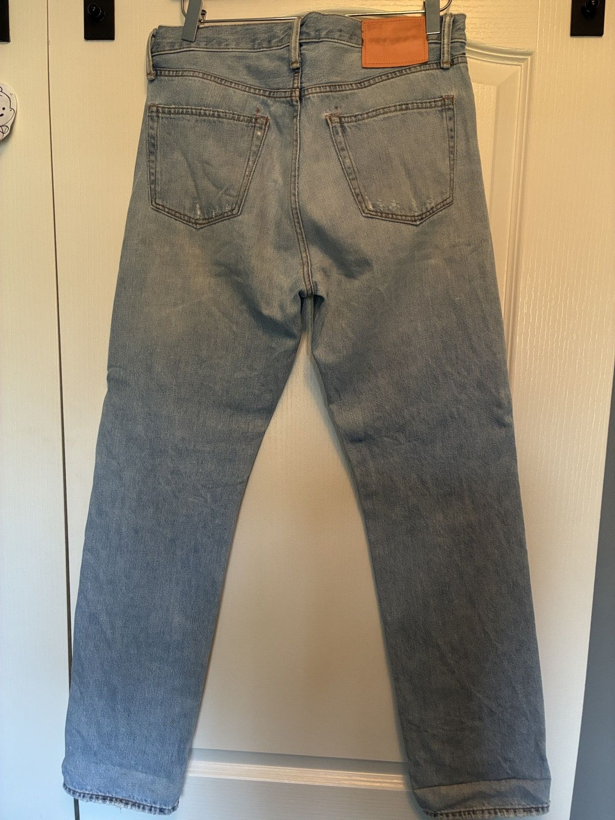 Acne Studios Patched Distressed Denim Jeans Size US 30 / EU 46 - 2 Thumbnail
