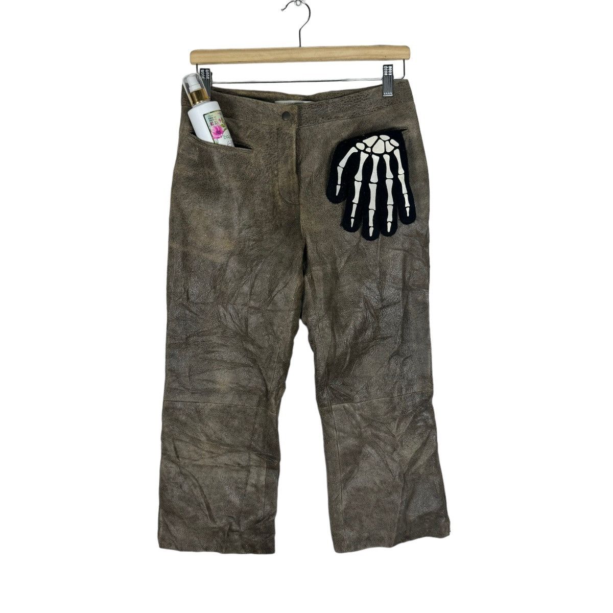 Ruffo Research 🔥RUFFO RESEARCH LEATHER FW2000 TROUSER PANTS Size 30" / US 8 / IT 44 - 3 Thumbnail