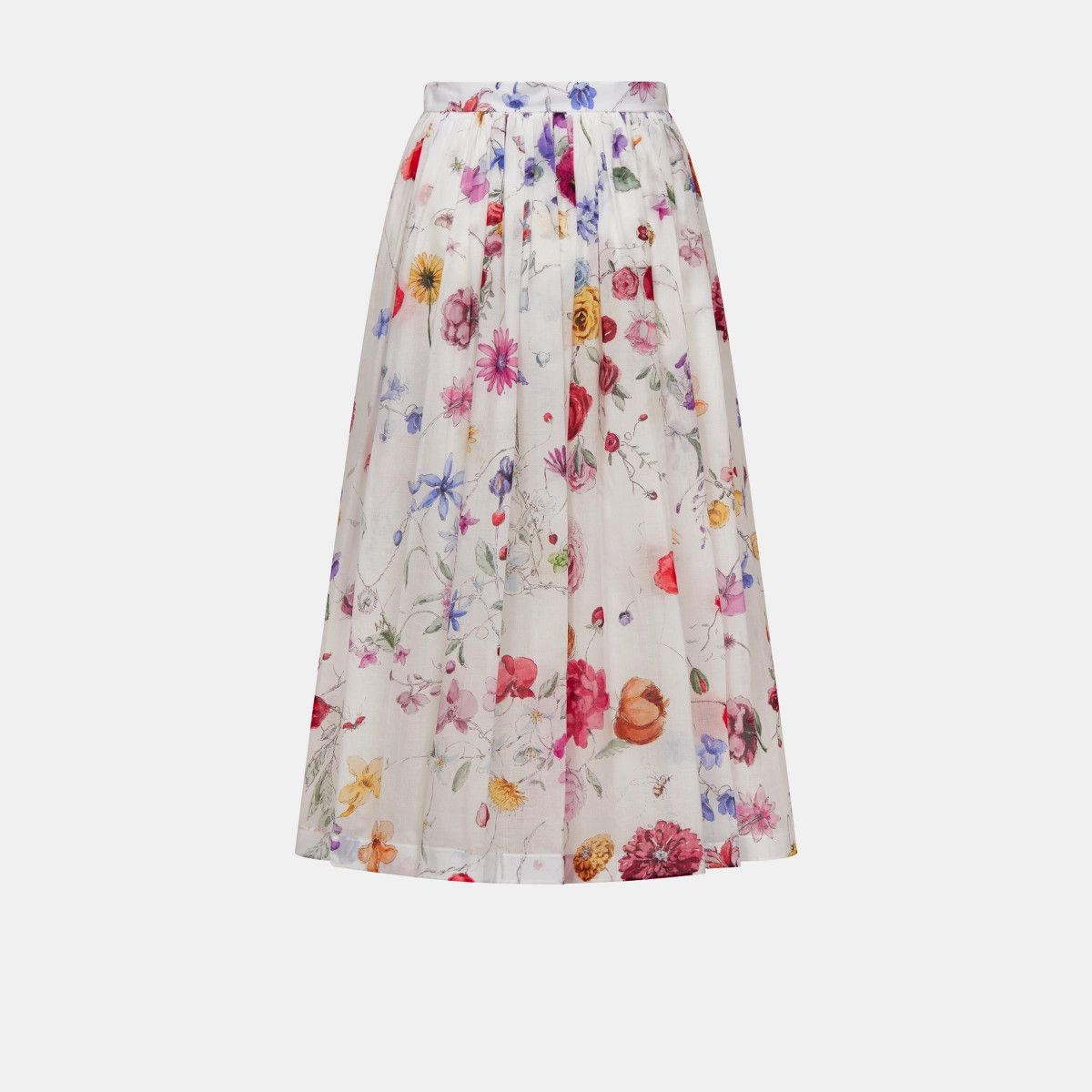 Dior o1bcso1str0225 Flared Mid-Length Skirt in Multicolor Size 32" / US 10 / IT 46 - 2 Thumbnail