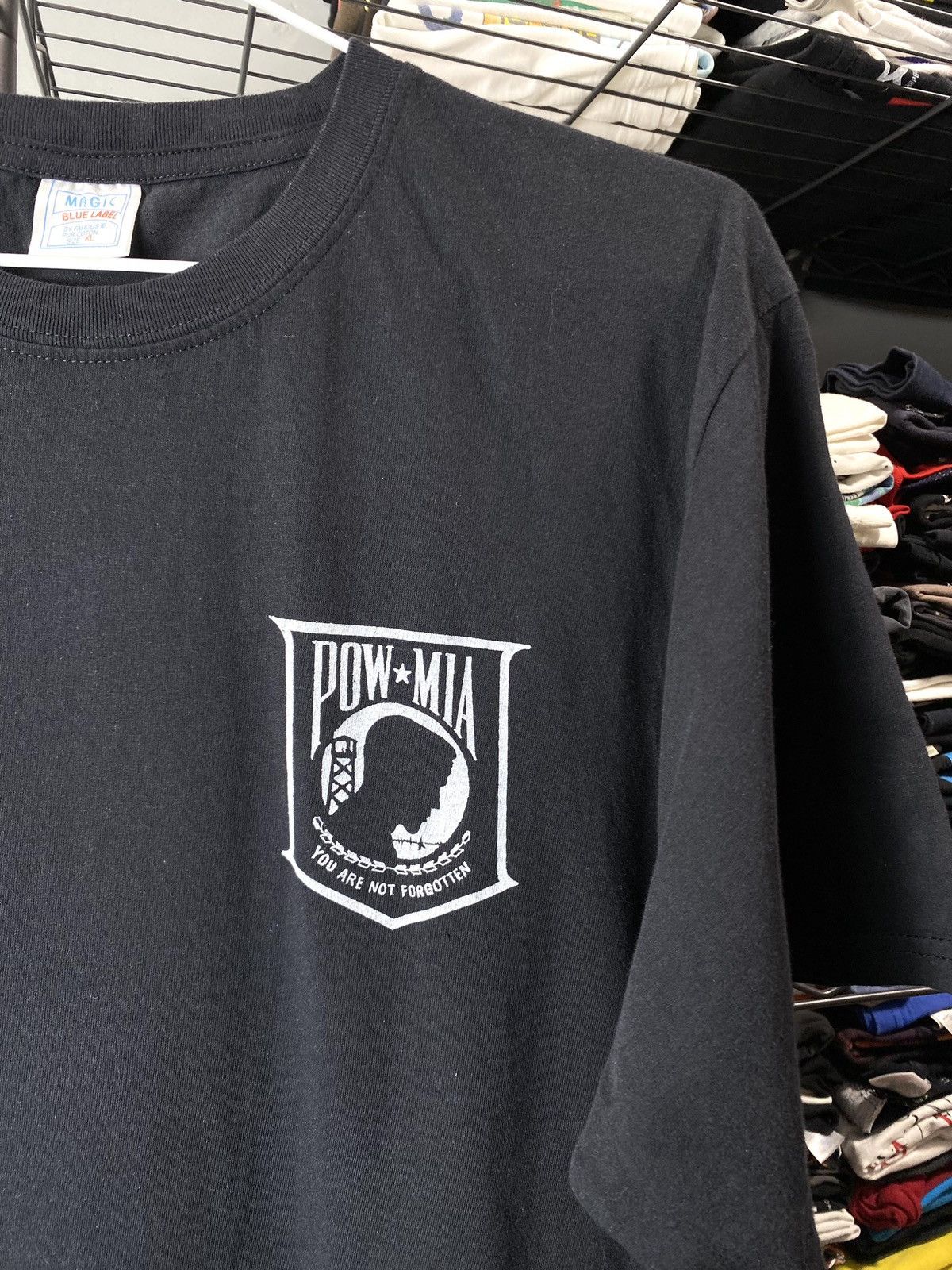 Other 💥Rare 90s Vintage The Wall Vietnam TShirt Full Metal Jacket Size US XL / EU 56 / 4 - 3 Thumbnail