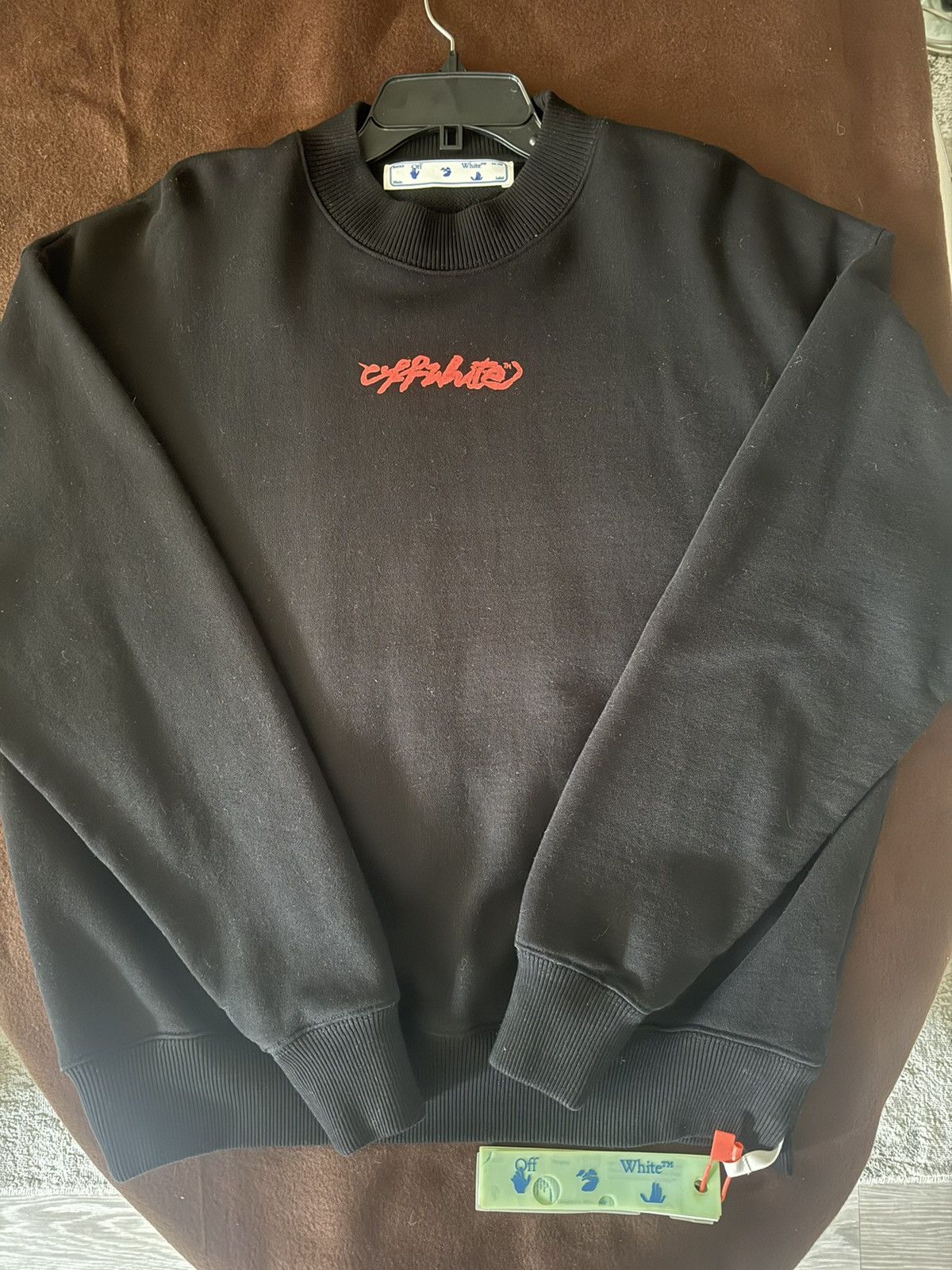 Off-White OFF-WHITE Arrow On Canvas Print Sweatshirt Size US S / EU 44-46 / 1 - 2 Thumbnail