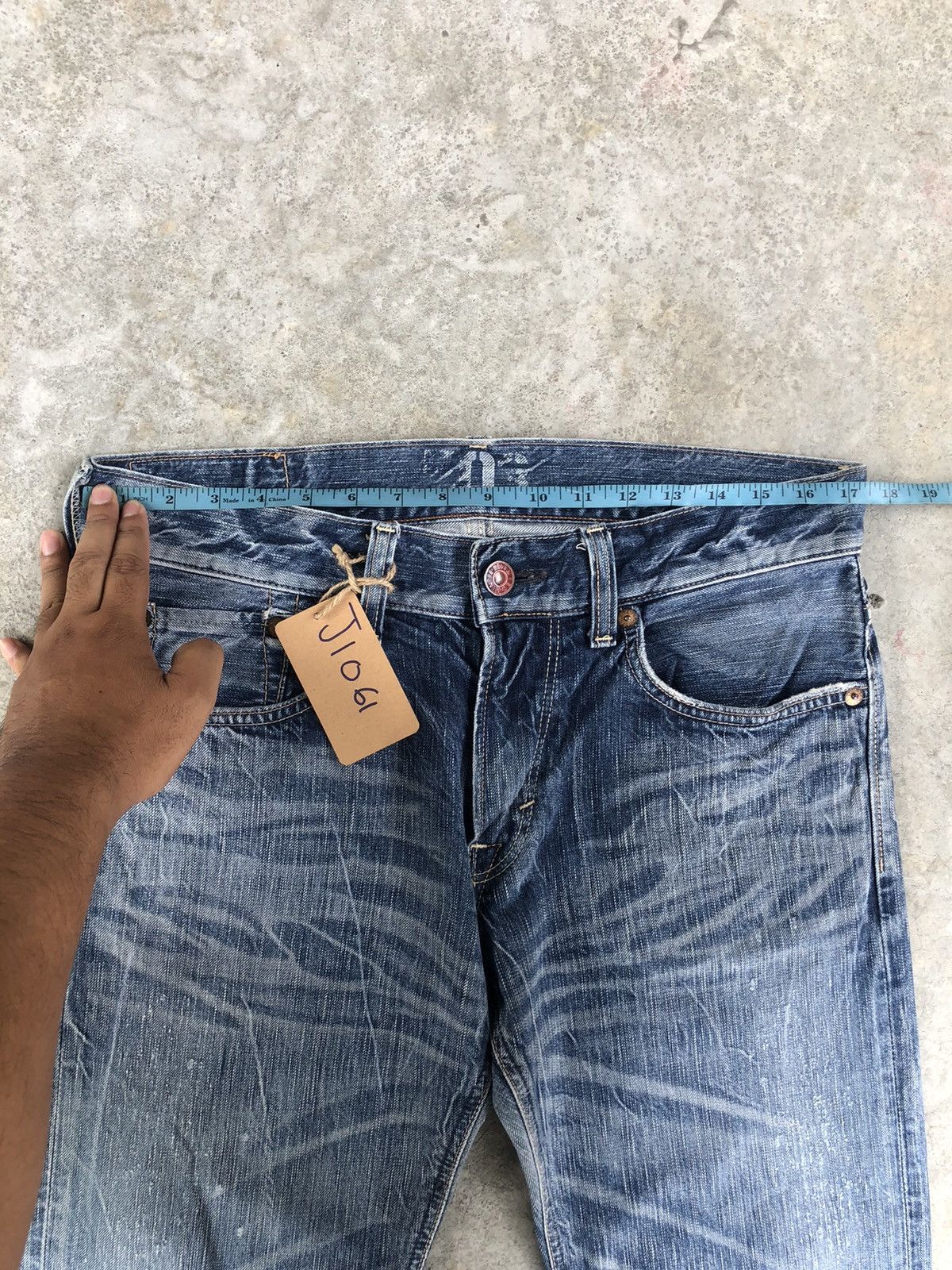 If Six Was Nine Japanese Edwin 503 Flared Jeans Distressed Jeans Size US 34 / EU 50 - 20 Thumbnail