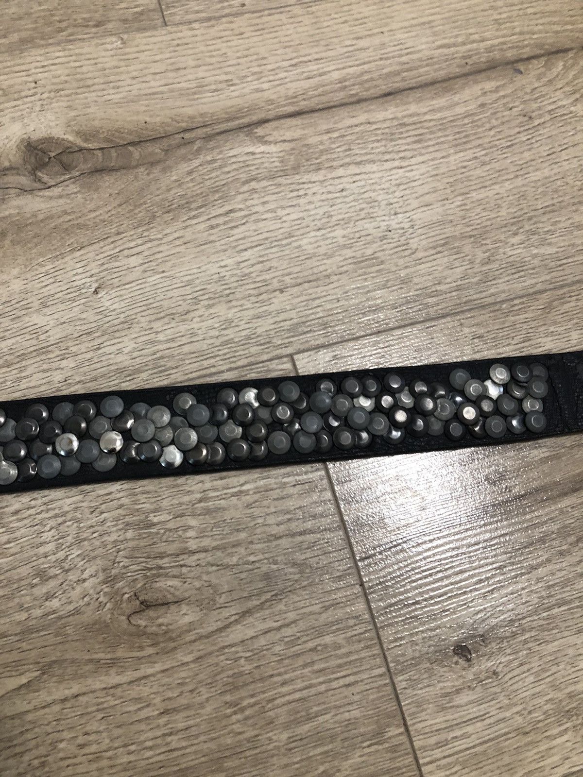 Other Vintage Belts Y2K Rhinestones Punk leather belt Japanese Size ONE SIZE - 6 Thumbnail